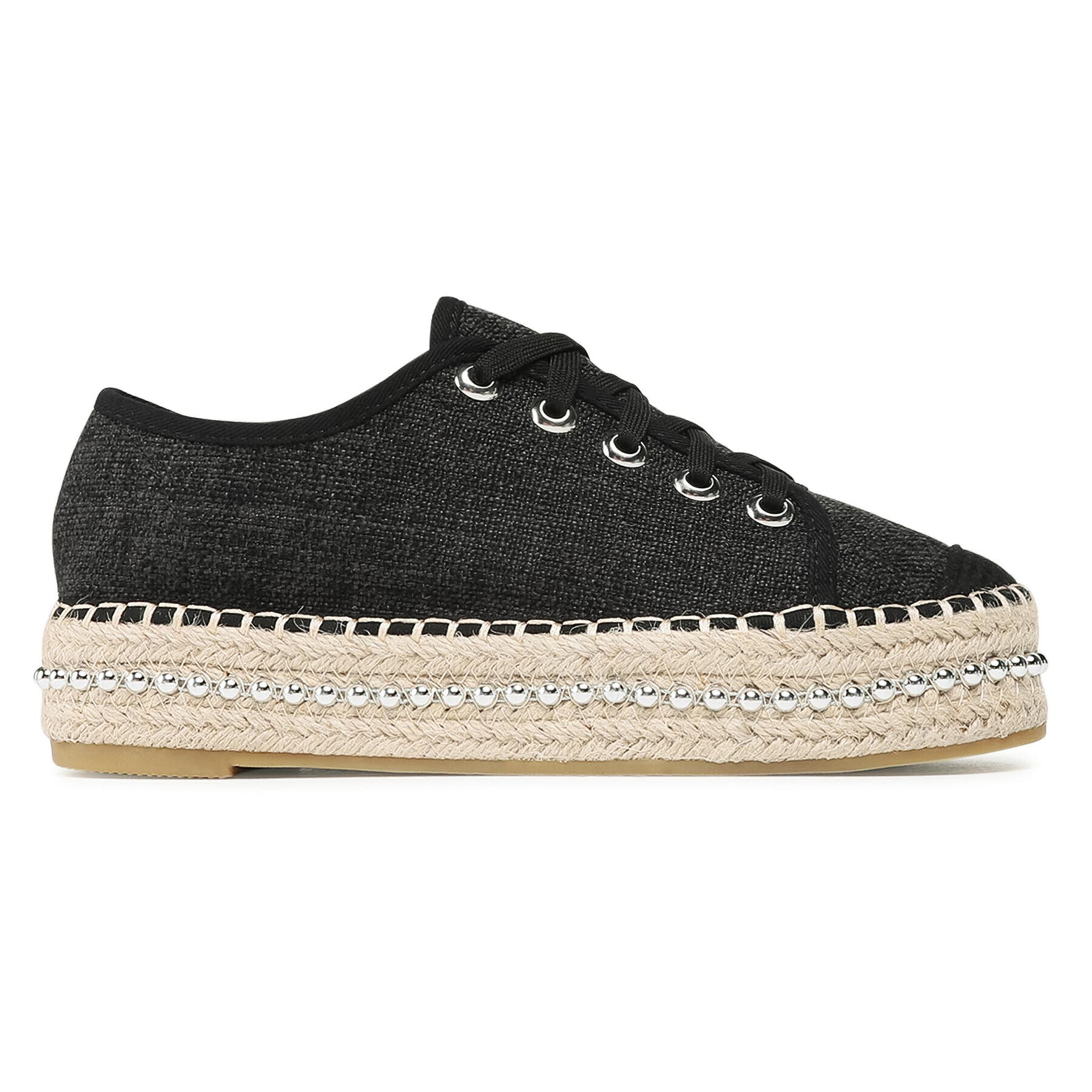 DeeZee Espadrile WSS20327-01 Negru - Pled.ro