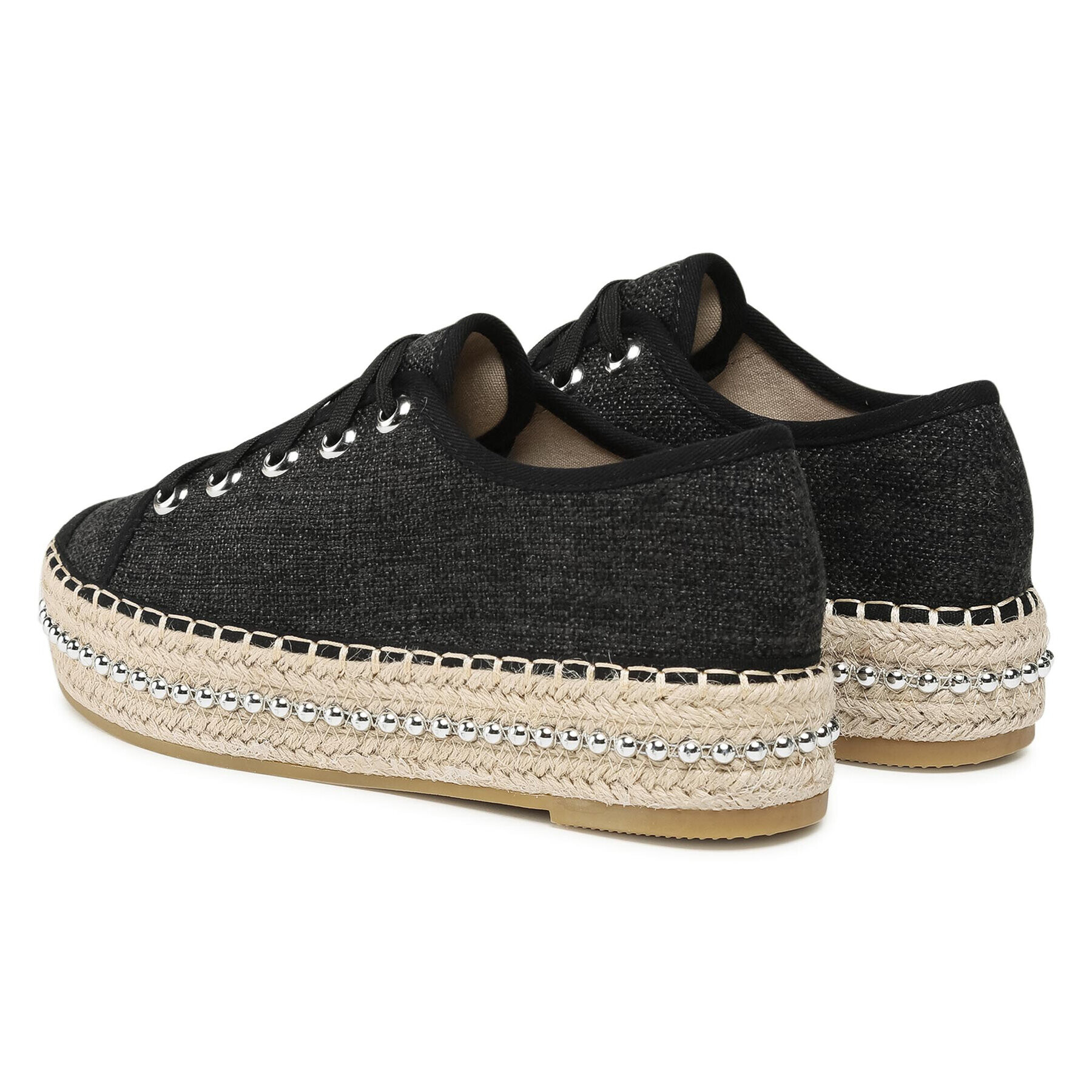 DeeZee Espadrile WSS20327-01 Negru - Pled.ro