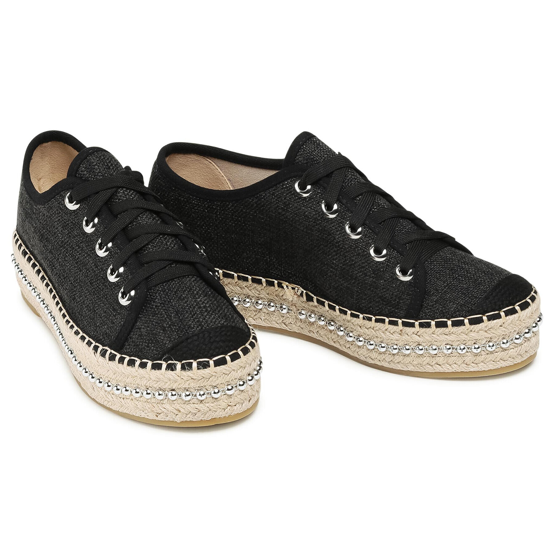 DeeZee Espadrile WSS20327-01 Negru - Pled.ro