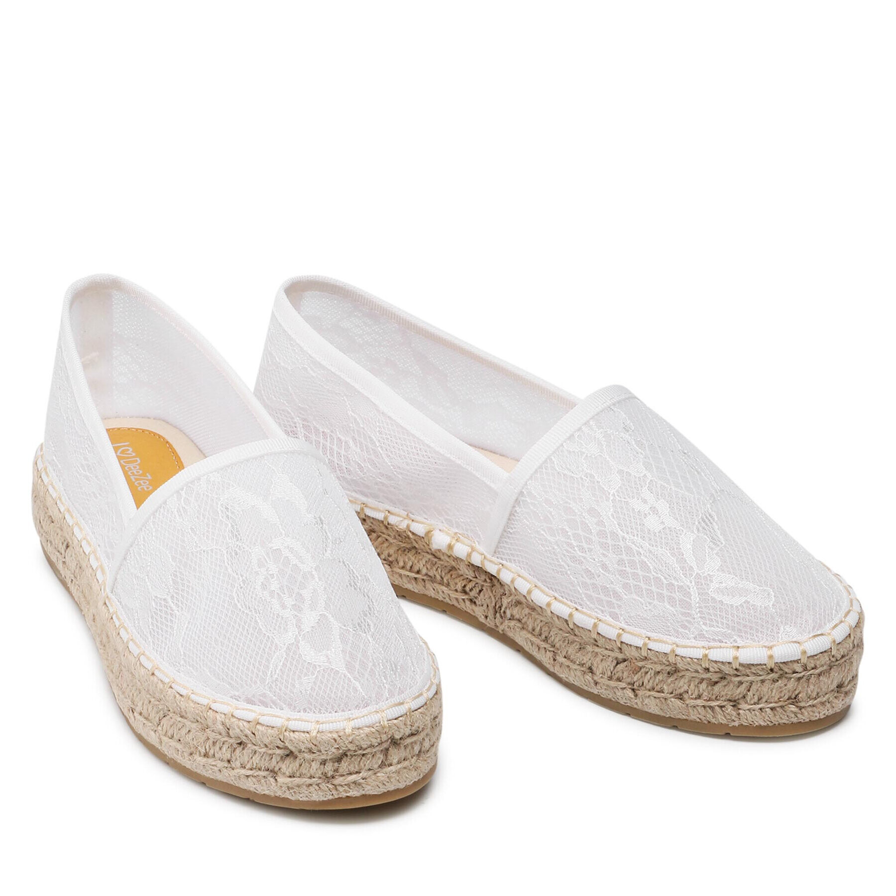 DeeZee Espadrile WSS20375-50 Alb - Pled.ro