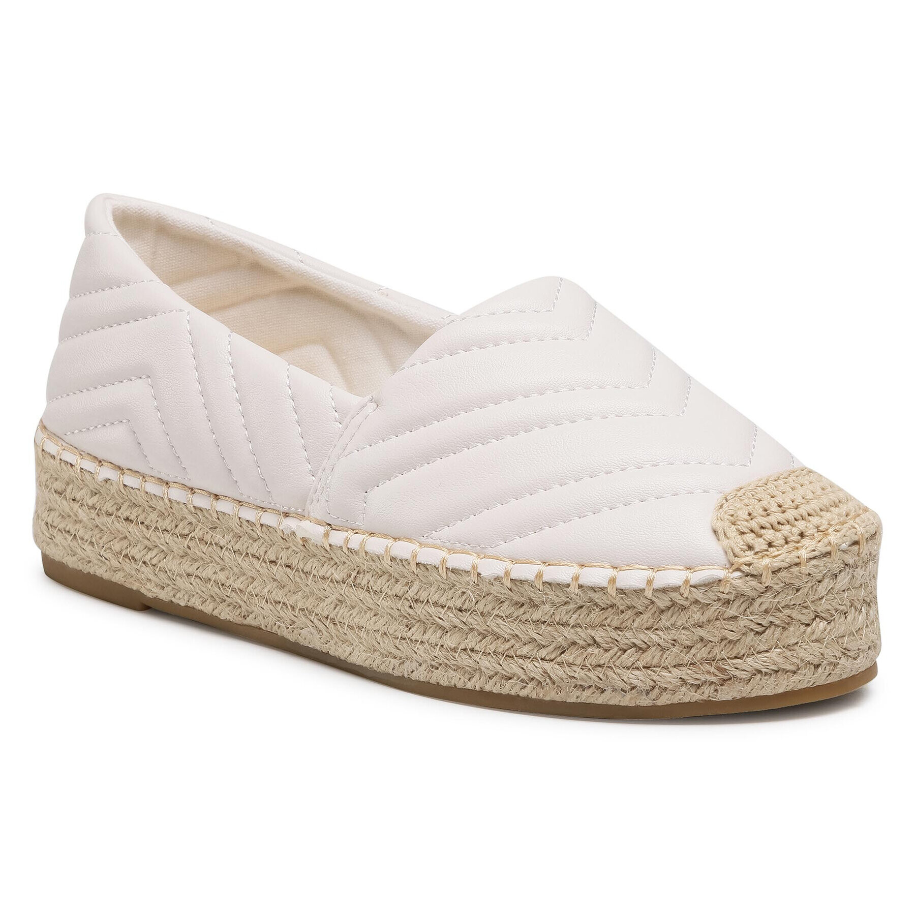 DeeZee Espadrile WSS20391-02 Alb - Pled.ro