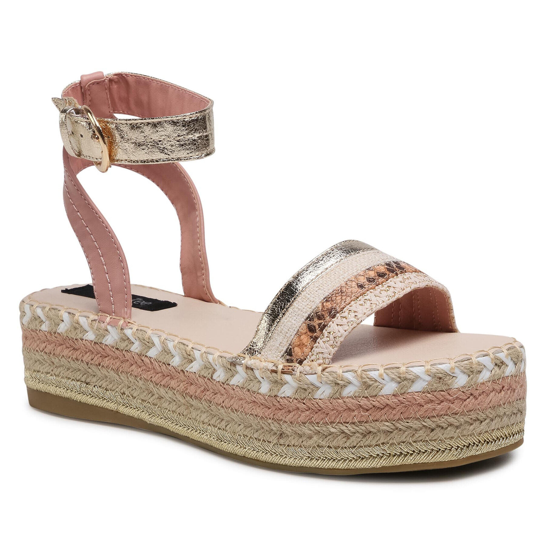 DeeZee Espadrile WSS20421-01 Auriu - Pled.ro