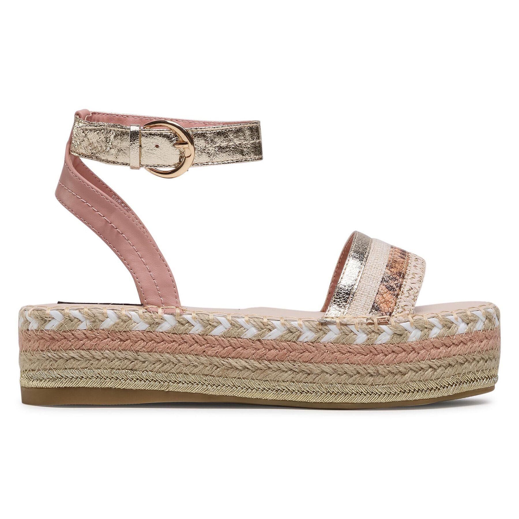 DeeZee Espadrile WSS20421-01 Auriu - Pled.ro