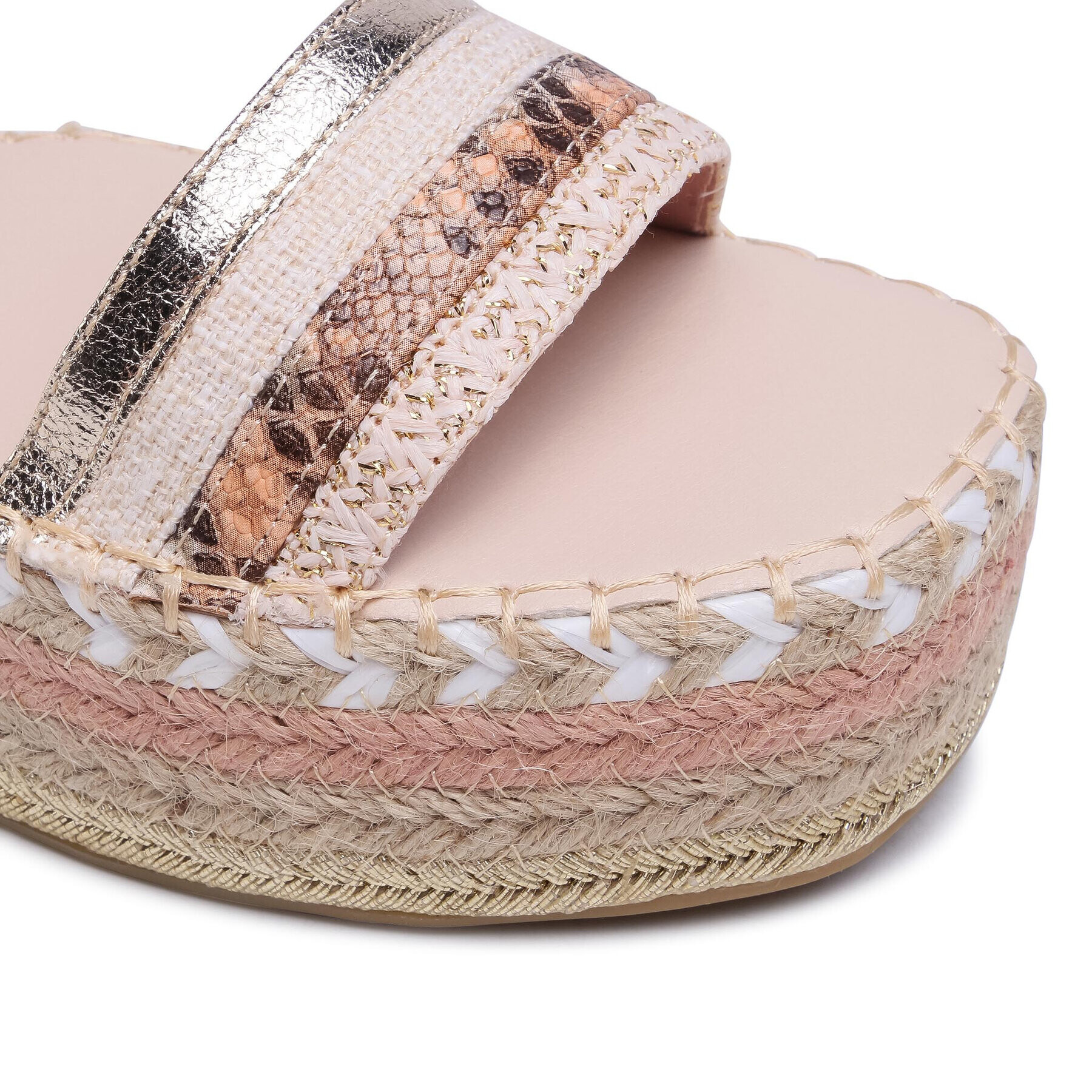 DeeZee Espadrile WSS20421-01 Auriu - Pled.ro