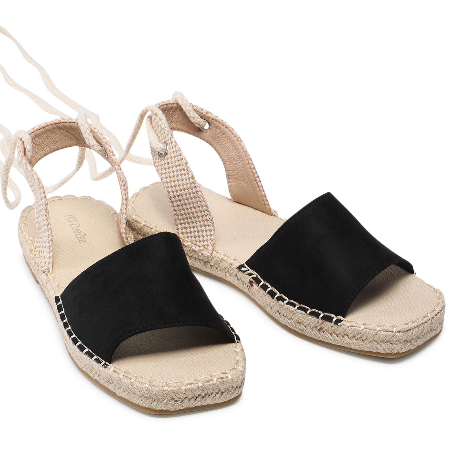 DeeZee Espadrile WSS20457-02 Negru - Pled.ro