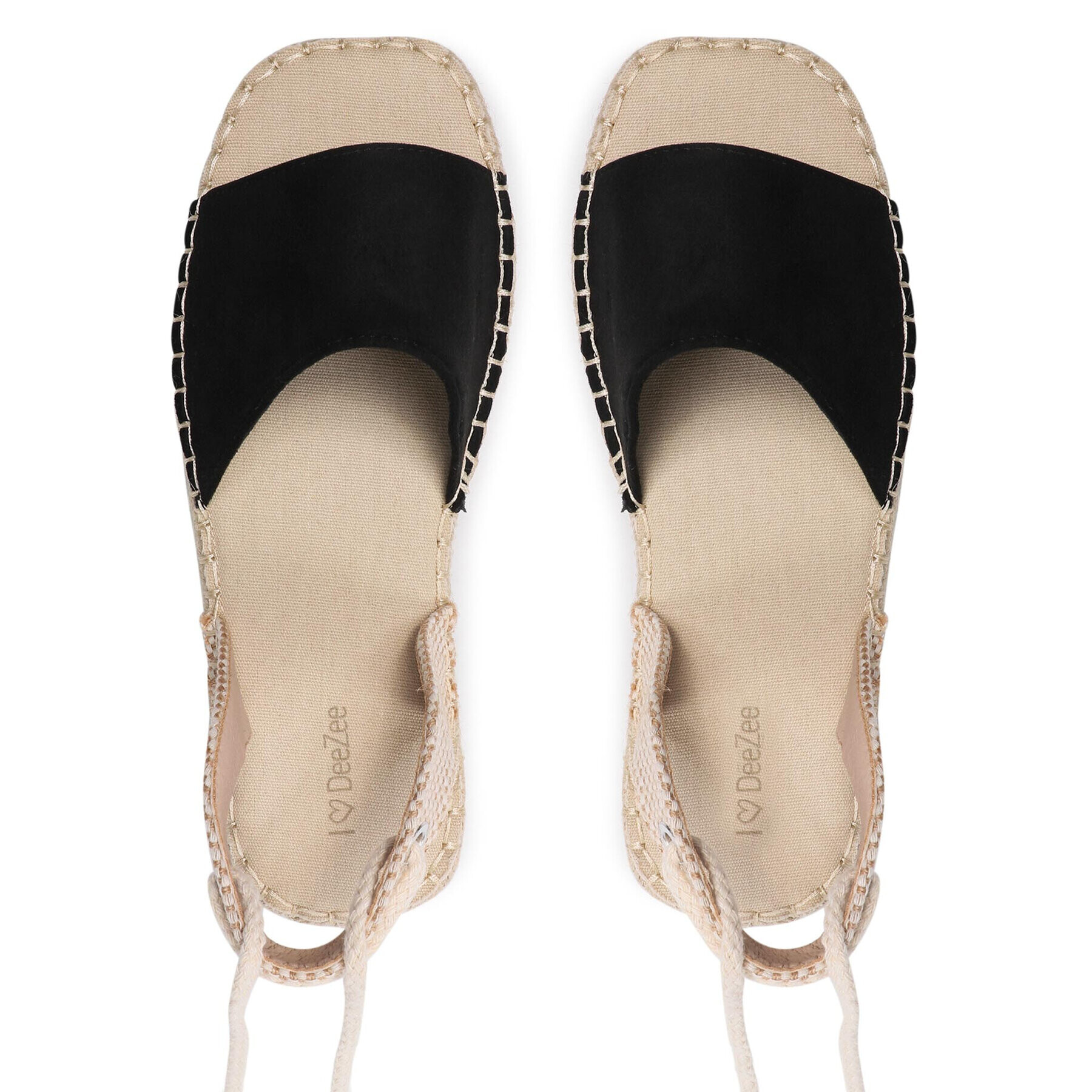 DeeZee Espadrile WSS20457-02 Negru - Pled.ro