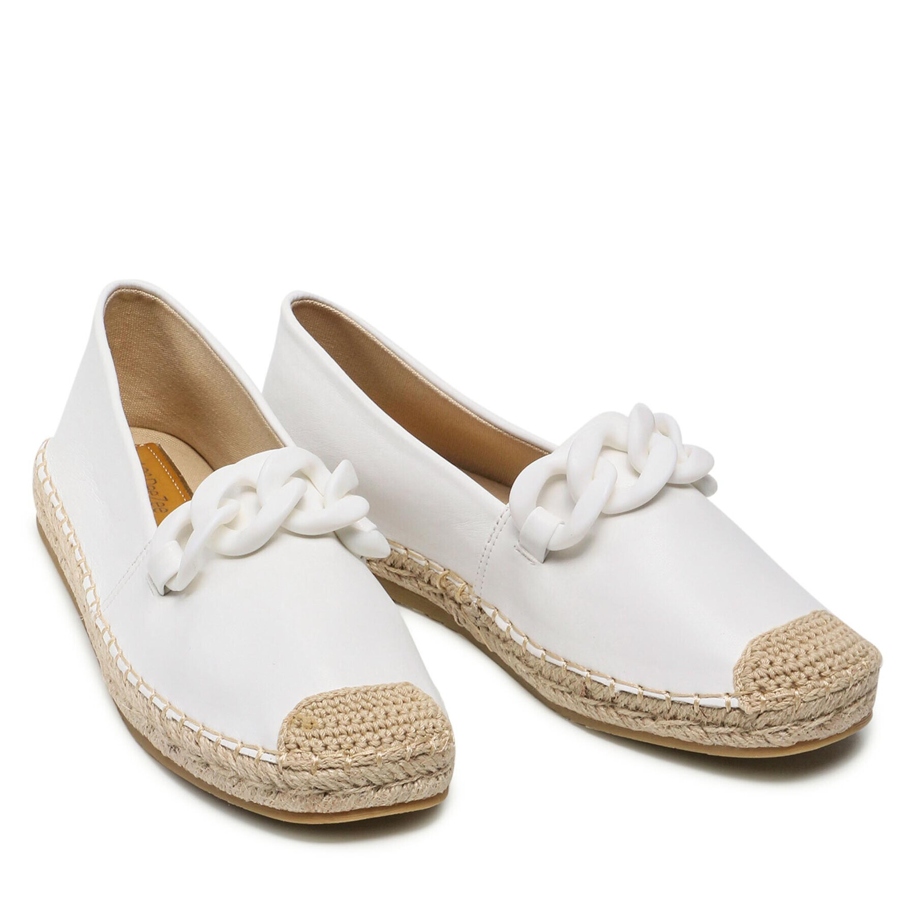 DeeZee Espadrile WSS20458-01 Alb - Pled.ro