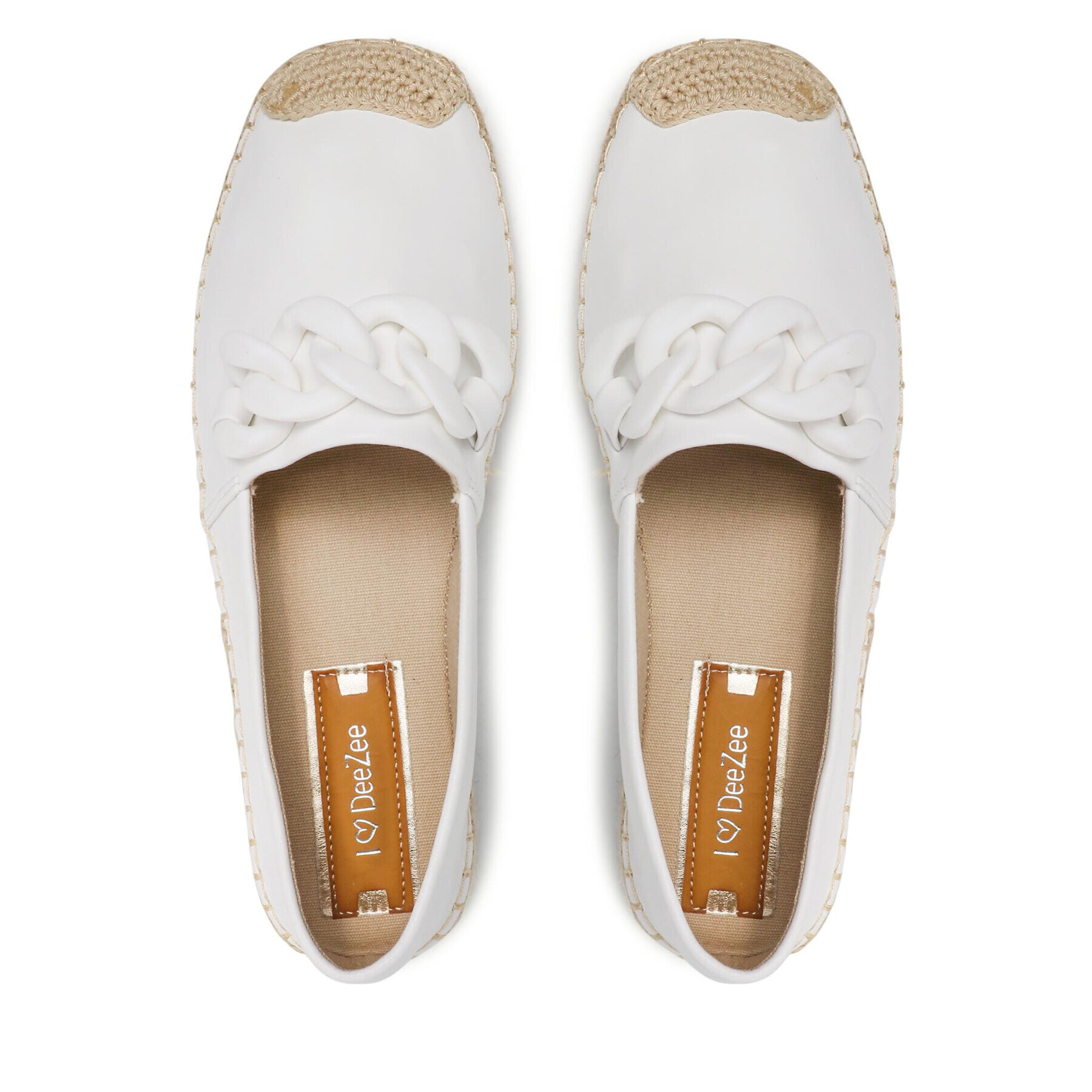 DeeZee Espadrile WSS20458-01 Alb - Pled.ro