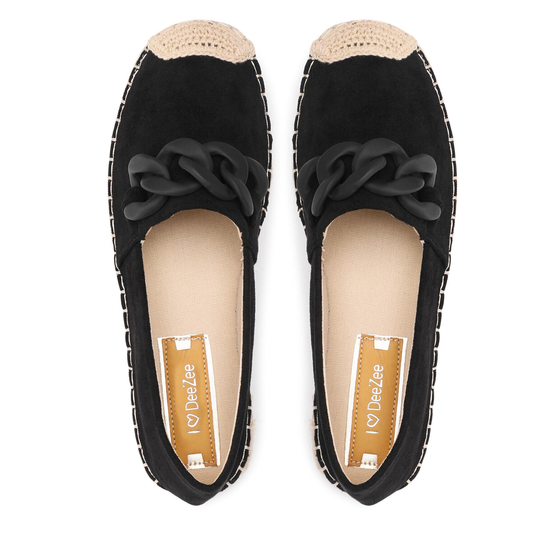 DeeZee Espadrile WSS20458-01 Negru - Pled.ro