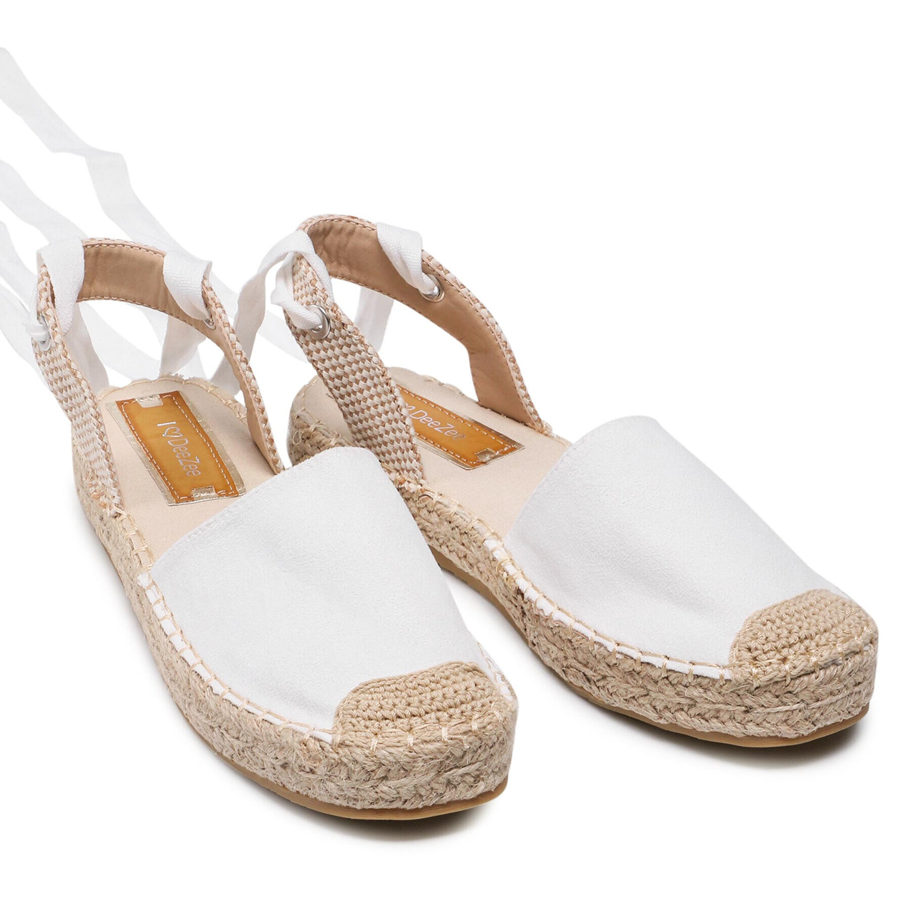 DeeZee Espadrile WSS20458-03 Alb - Pled.ro