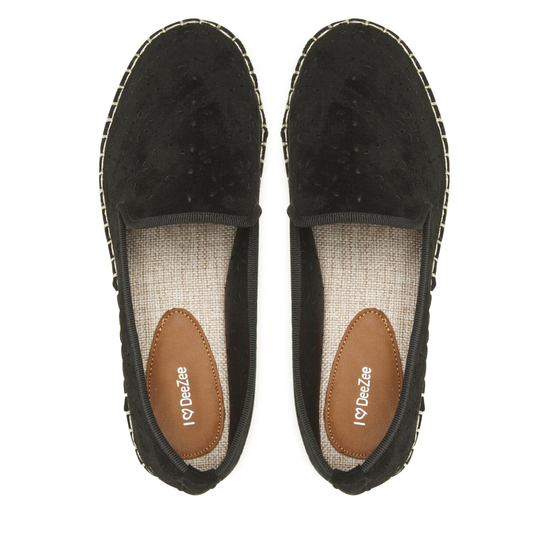 DeeZee Espadrile WSS20459-01 Negru - Pled.ro