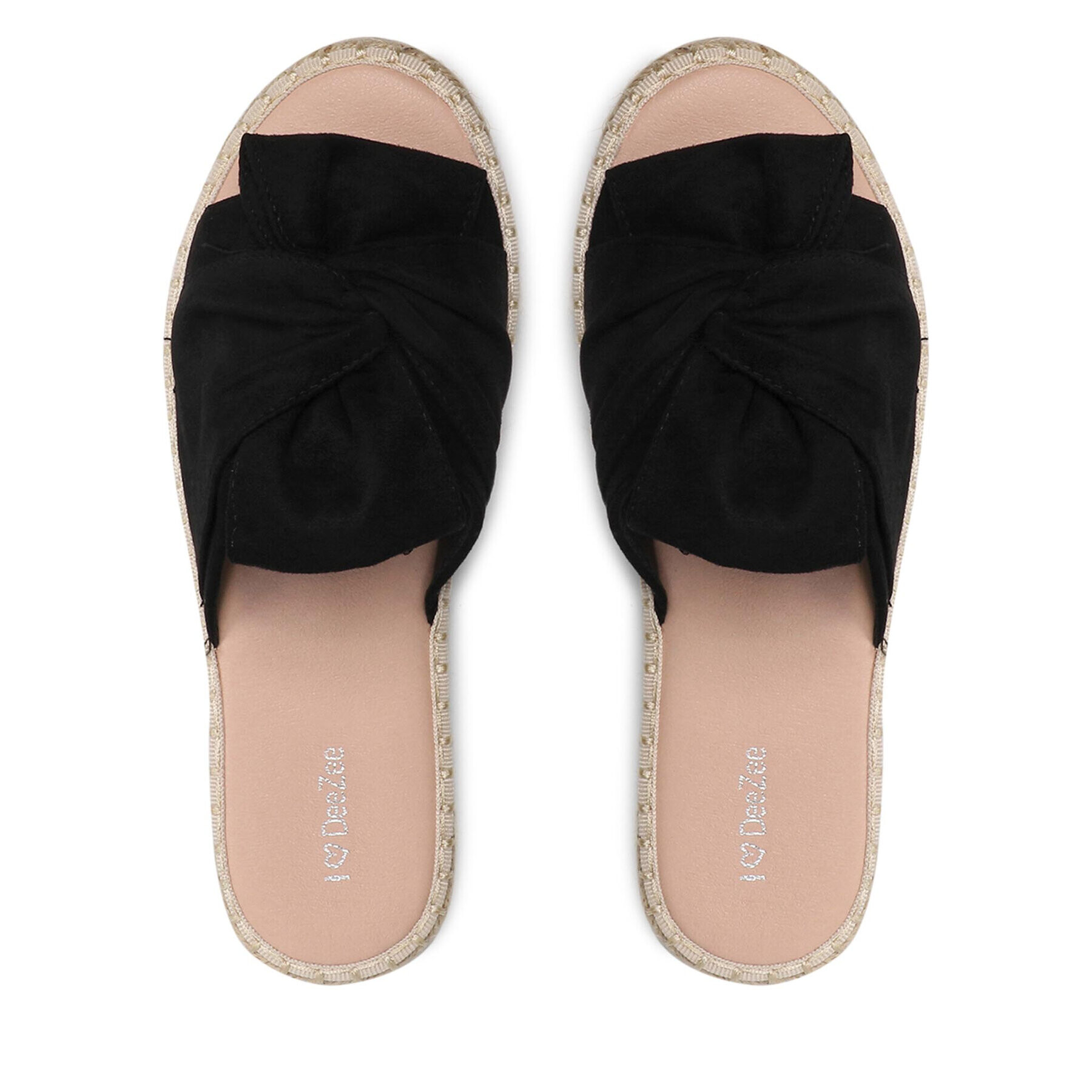 DeeZee Espadrile WSS990-101 Negru - Pled.ro