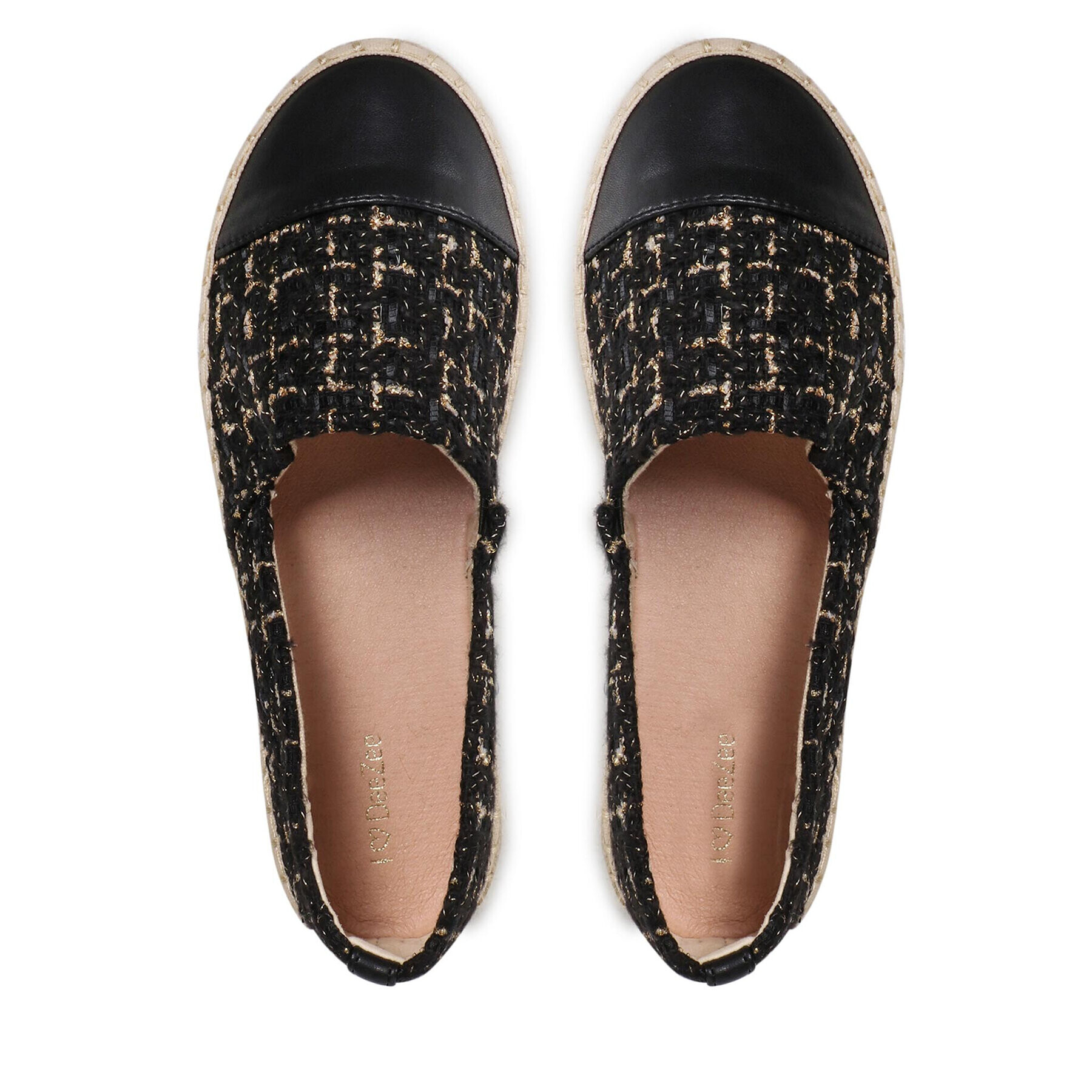 DeeZee Espadrile WSS990-104 Negru - Pled.ro