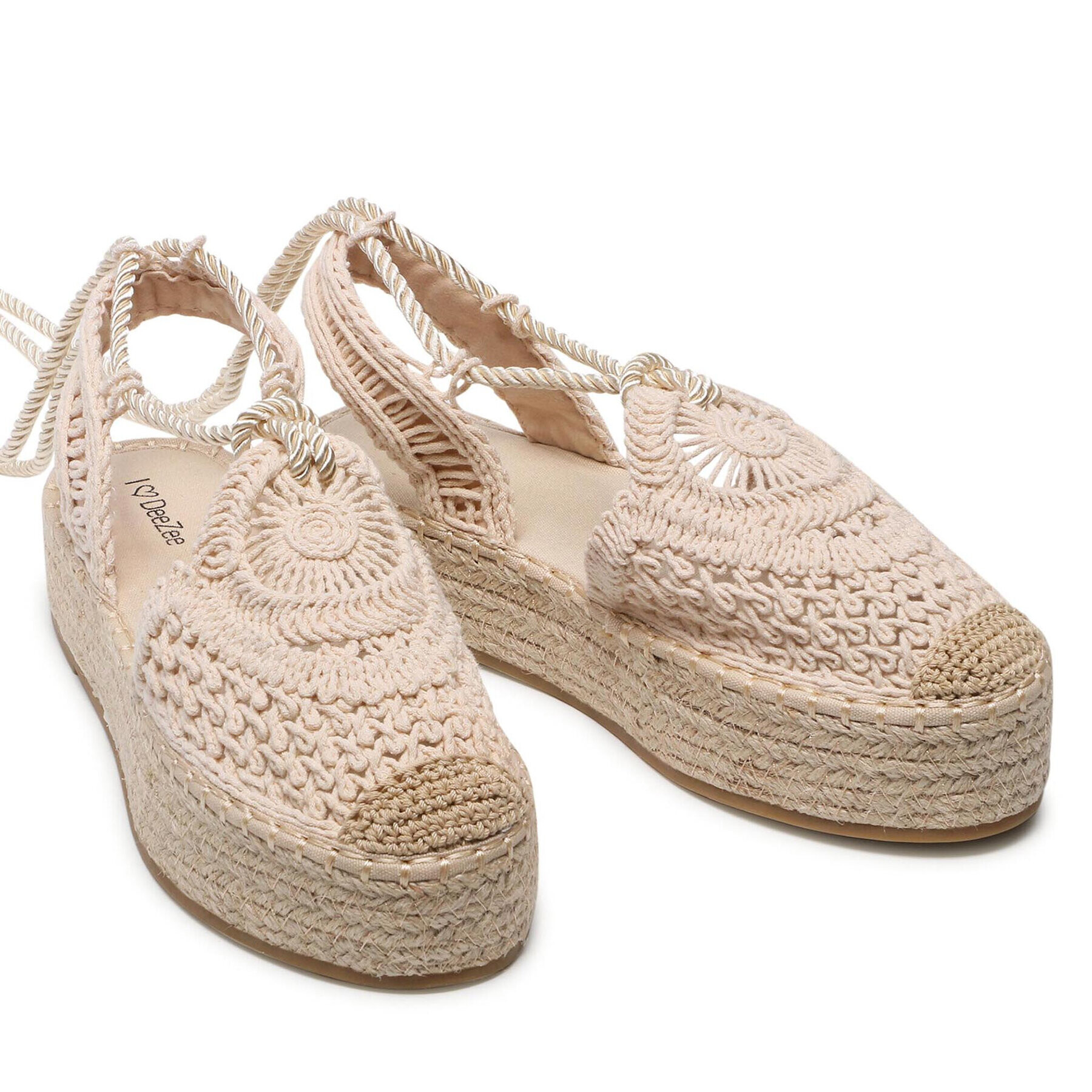 DeeZee Espadrile WSS990-116 Bej - Pled.ro