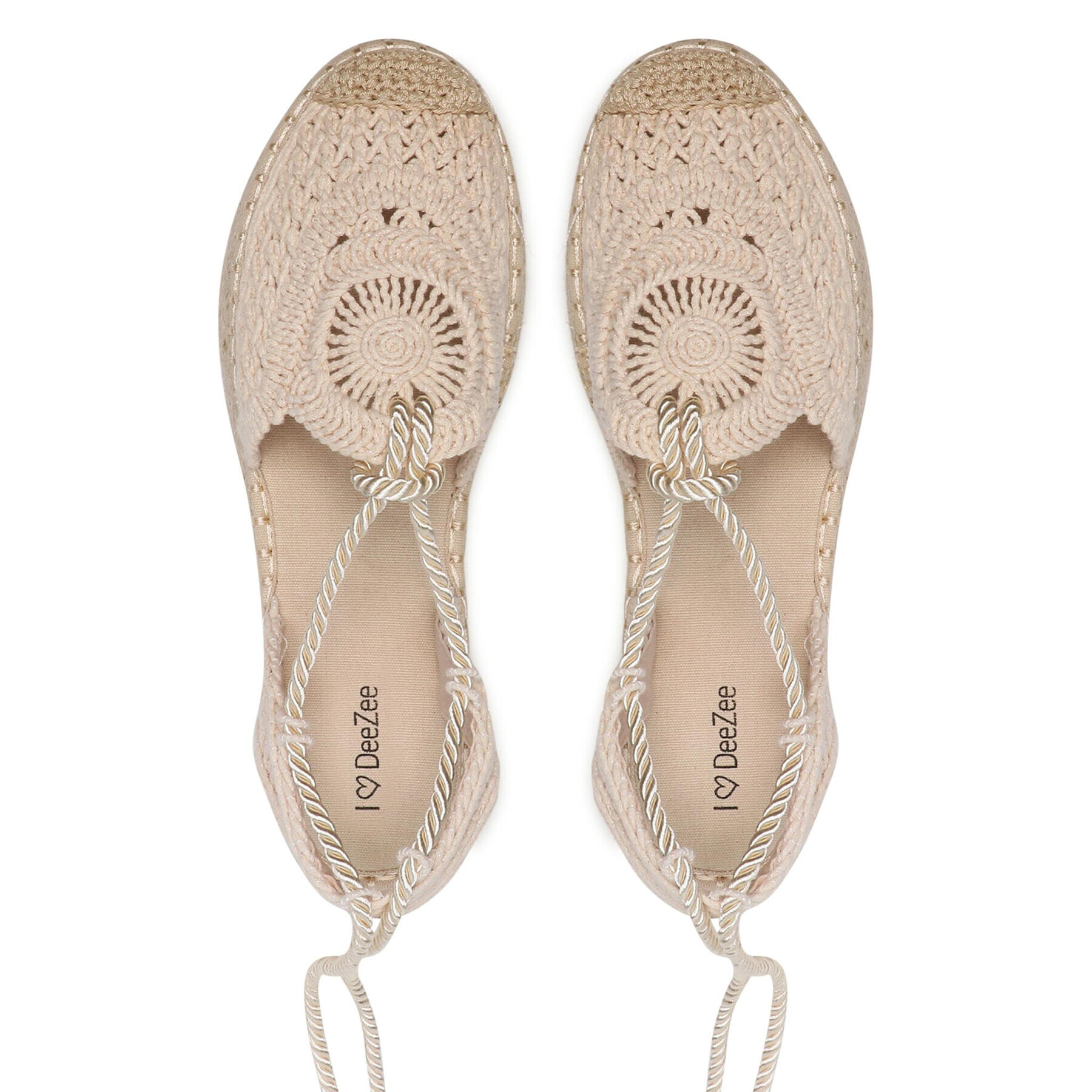 DeeZee Espadrile WSS990-116 Bej - Pled.ro