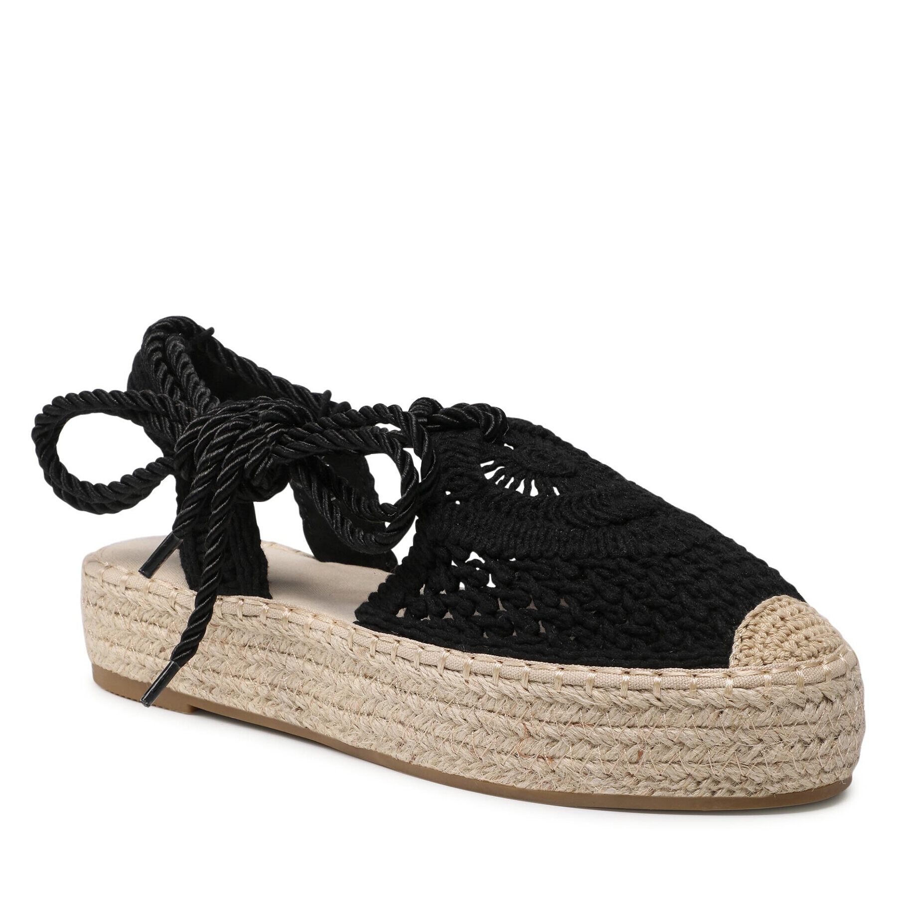 DeeZee Espadrile WSS990-116 Negru - Pled.ro