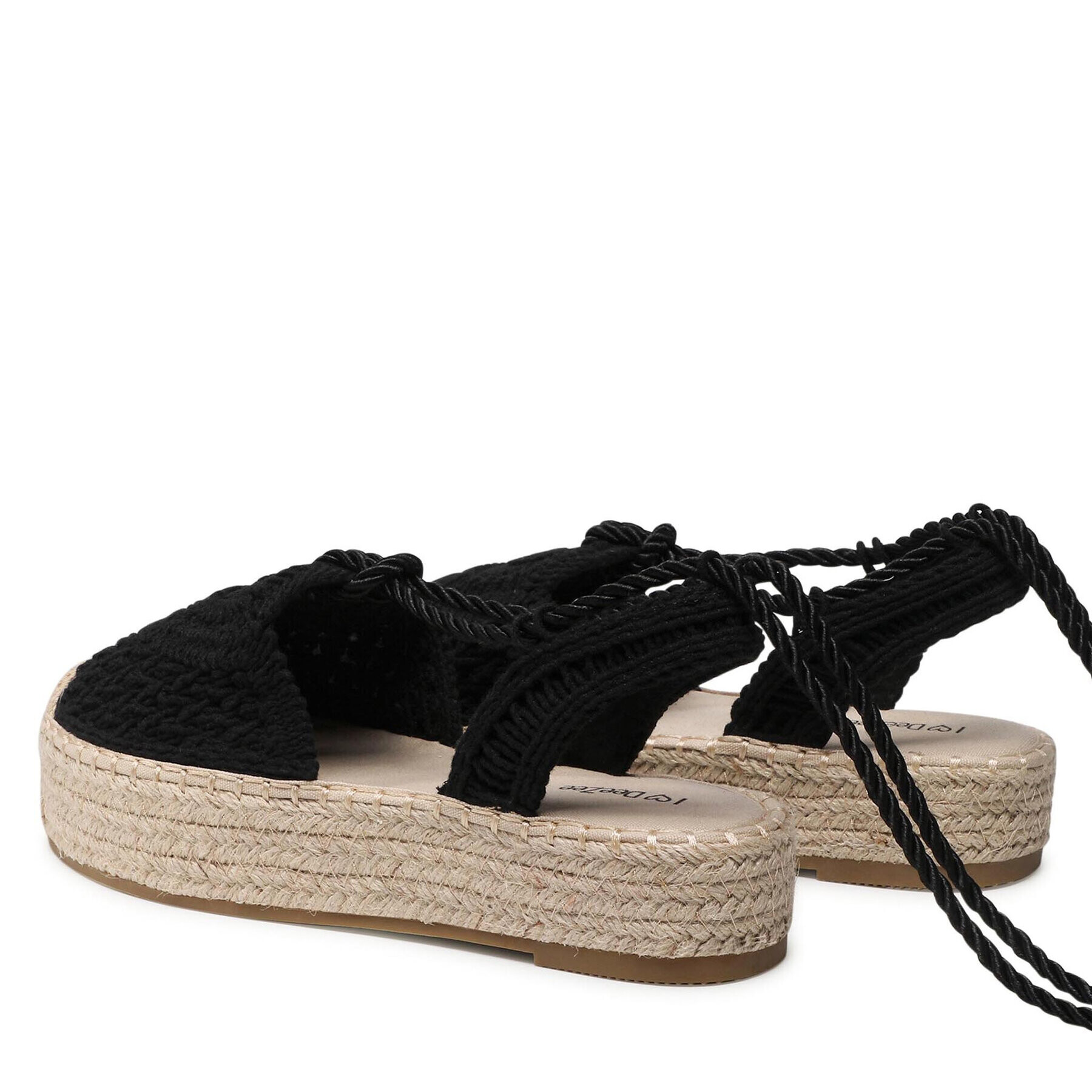 DeeZee Espadrile WSS990-116 Negru - Pled.ro