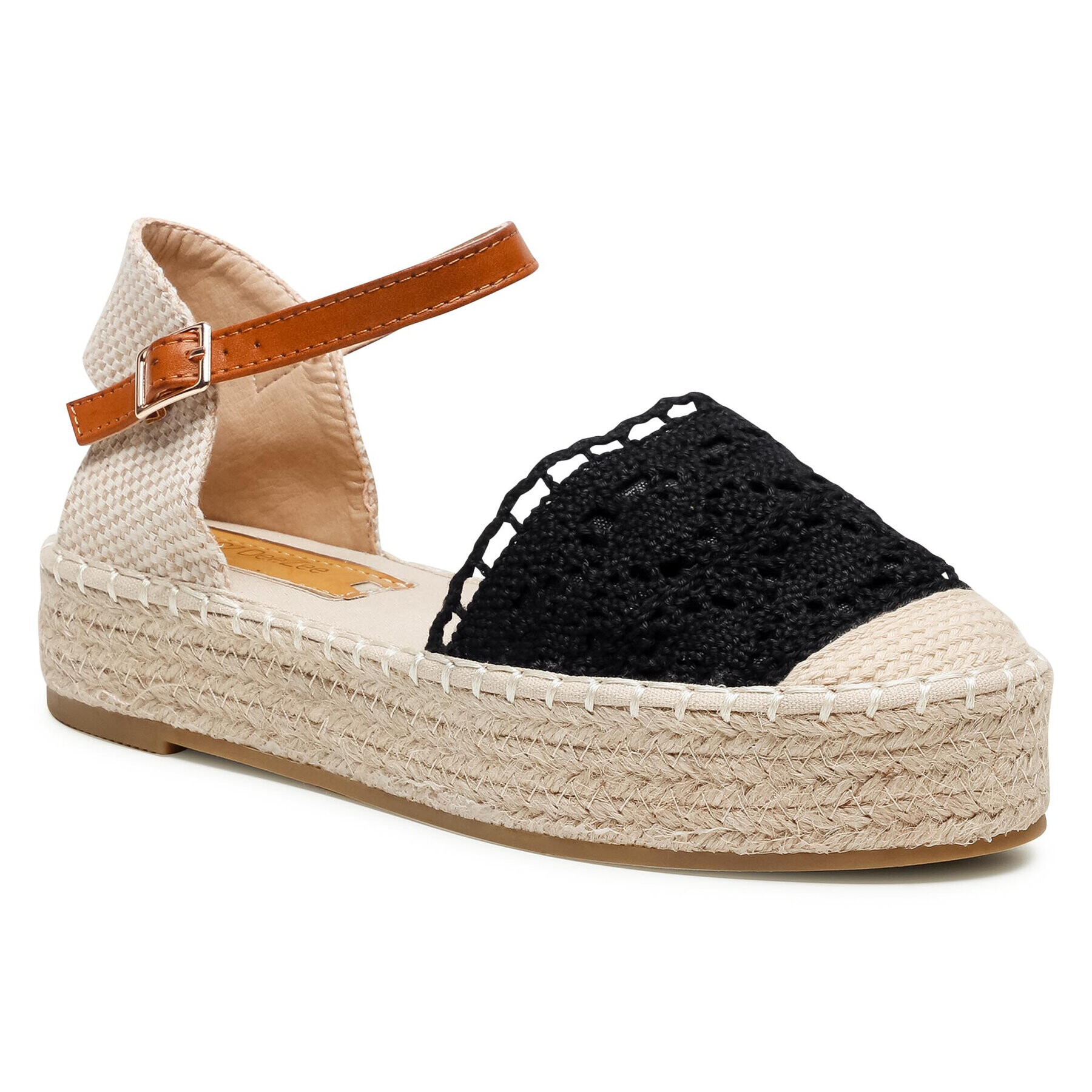 DeeZee Espadrile WSS990-56 Negru - Pled.ro