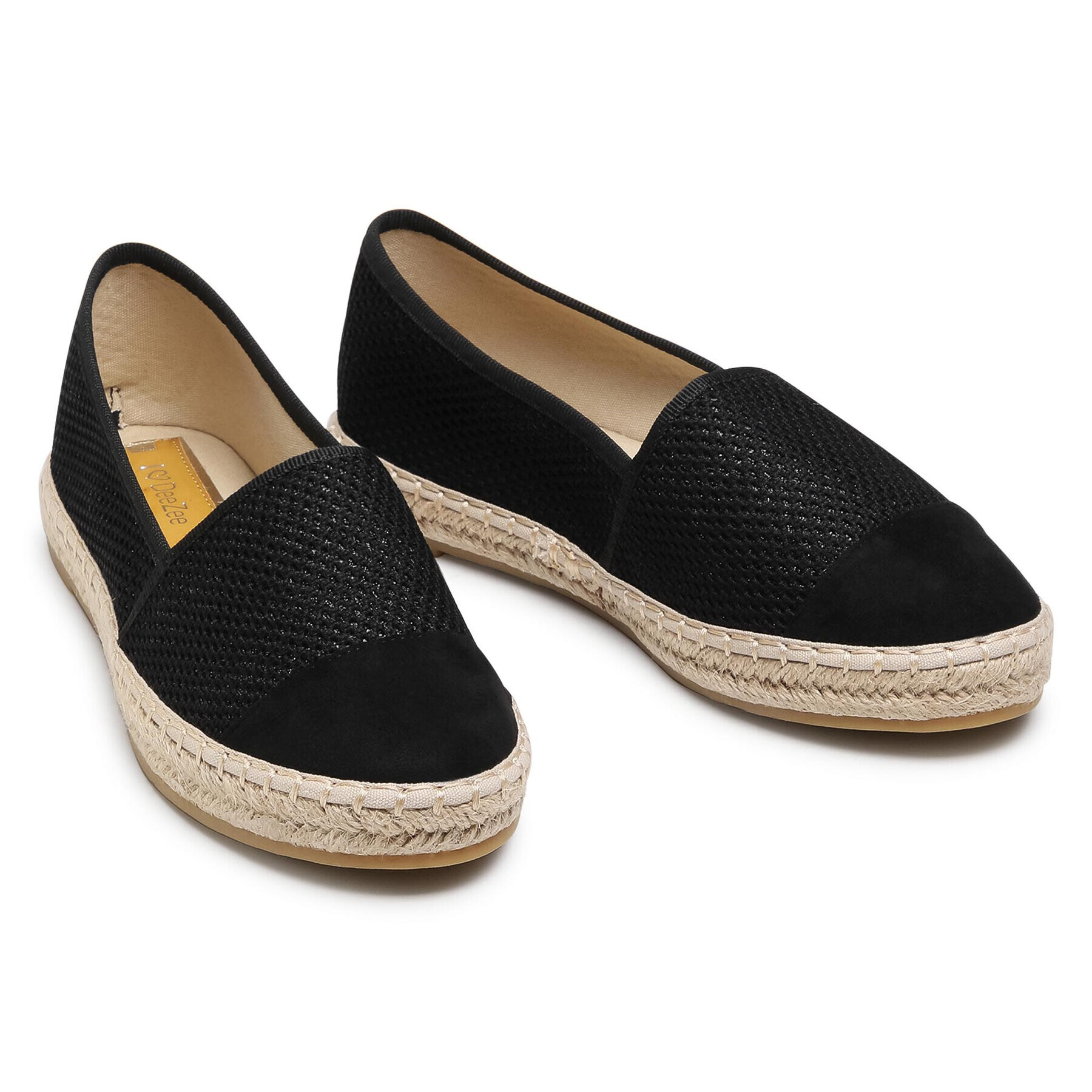 DeeZee Espadrile WSS990-66 Negru - Pled.ro