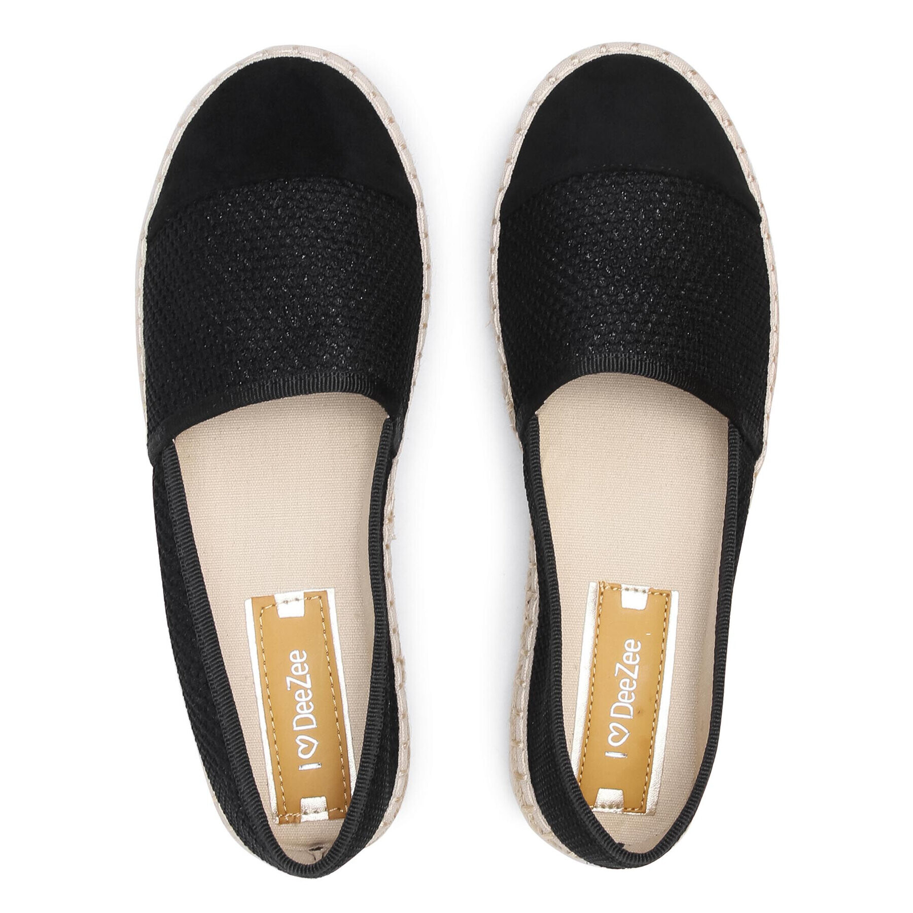 DeeZee Espadrile WSS990-66 Negru - Pled.ro