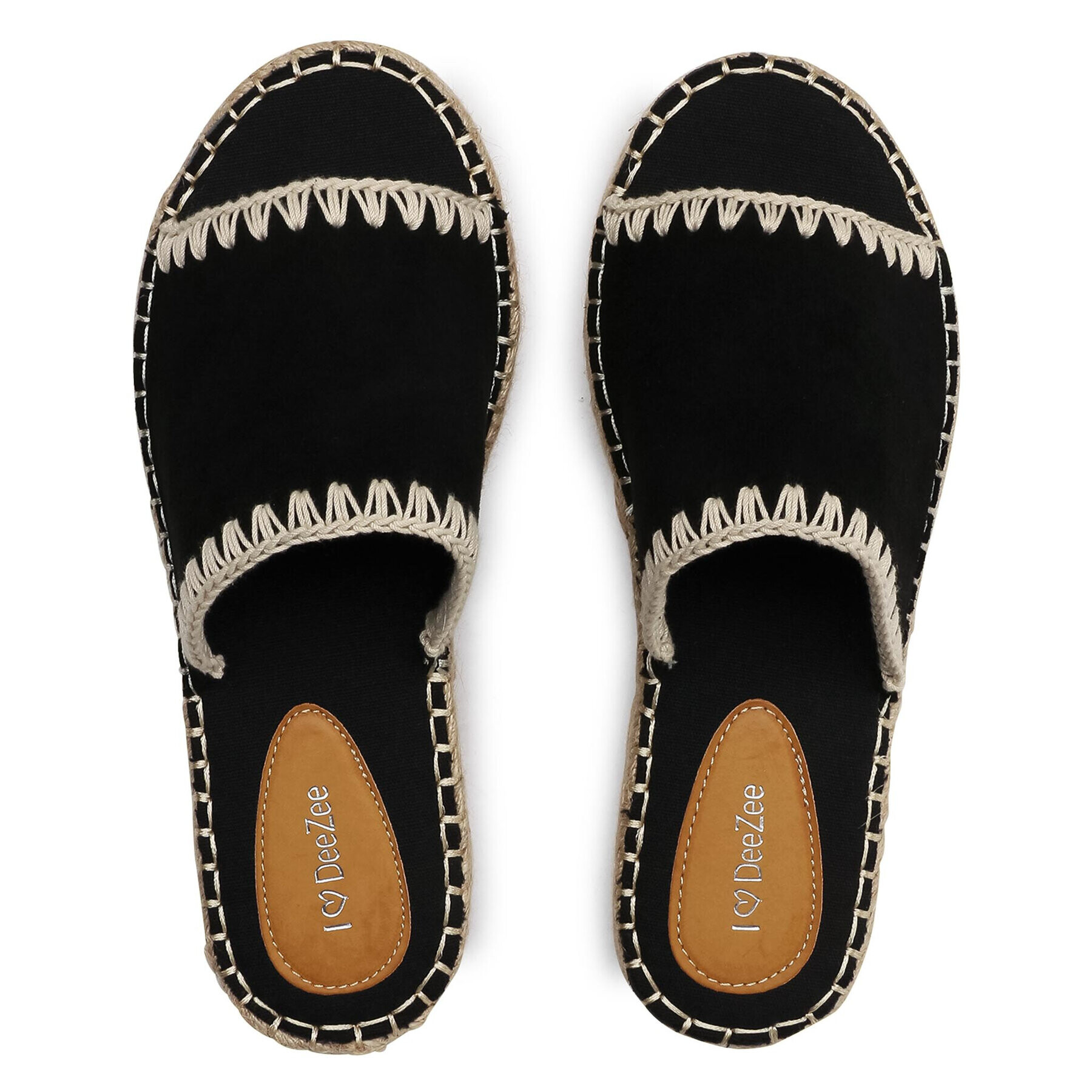 DeeZee Espadrile WSS990-69 Negru - Pled.ro