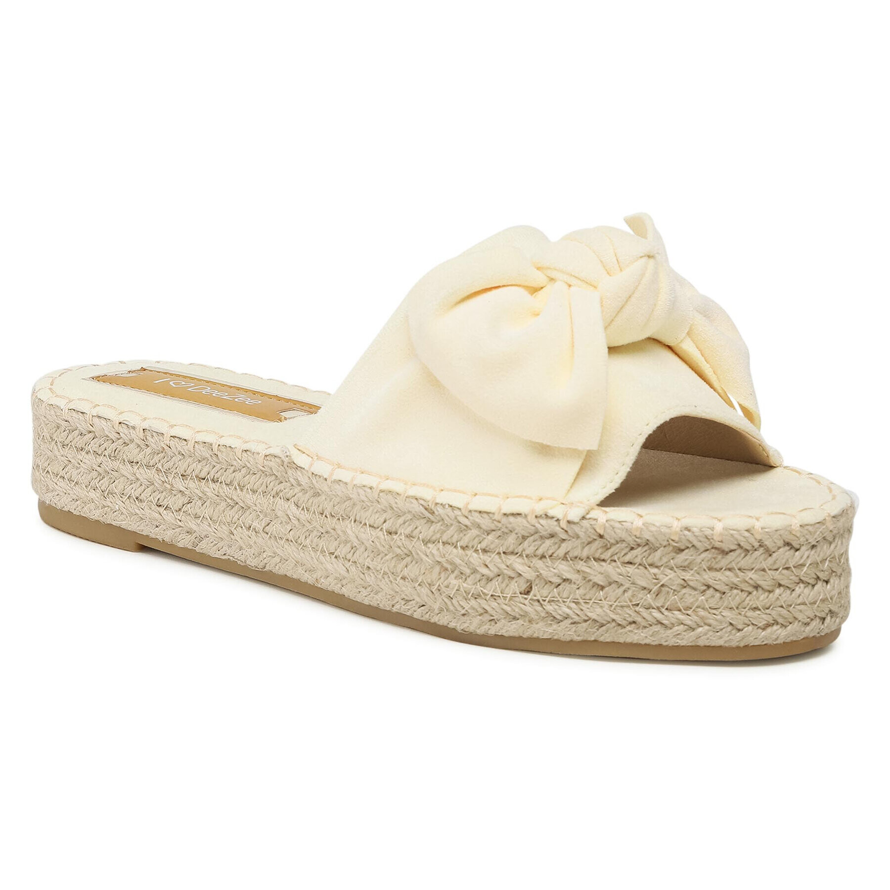 DeeZee Espadrile WSS990-81 Galben - Pled.ro