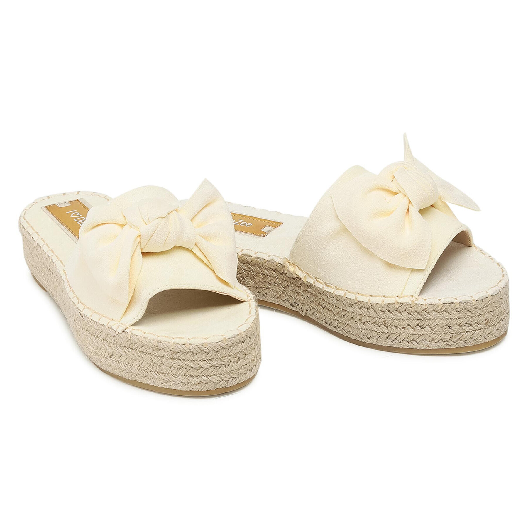 DeeZee Espadrile WSS990-81 Galben - Pled.ro