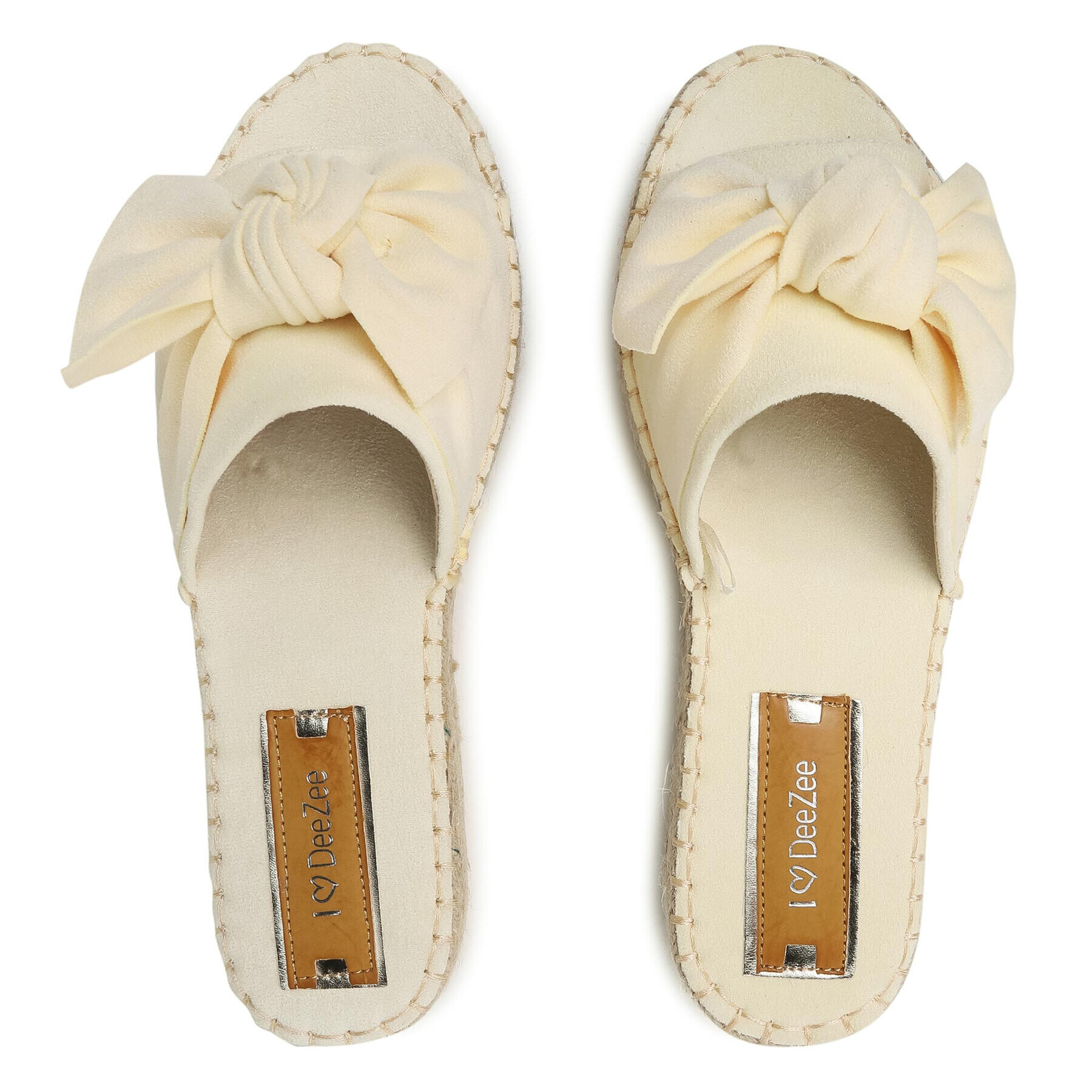 DeeZee Espadrile WSS990-81 Galben - Pled.ro