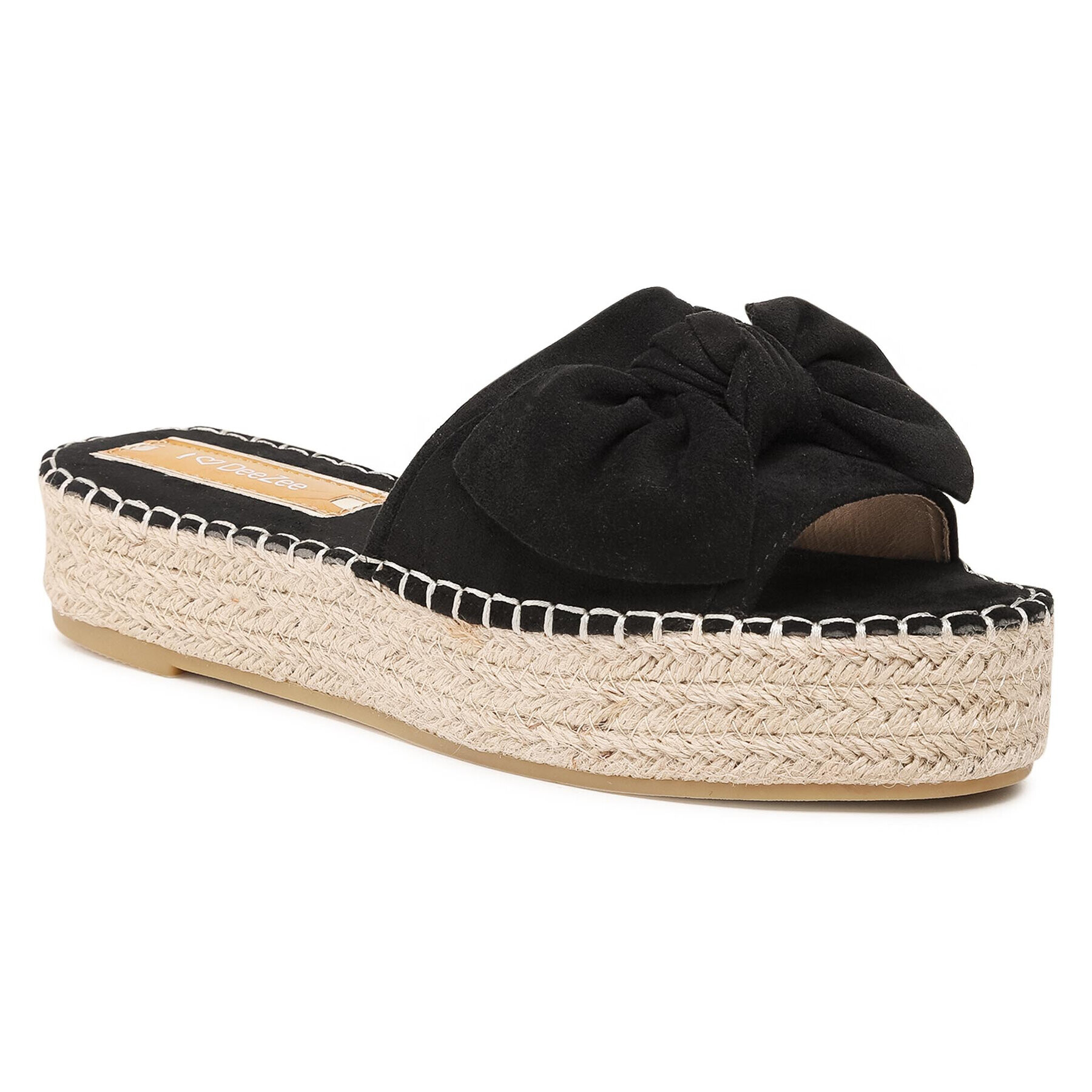 DeeZee Espadrile WSS990-81 Negru - Pled.ro