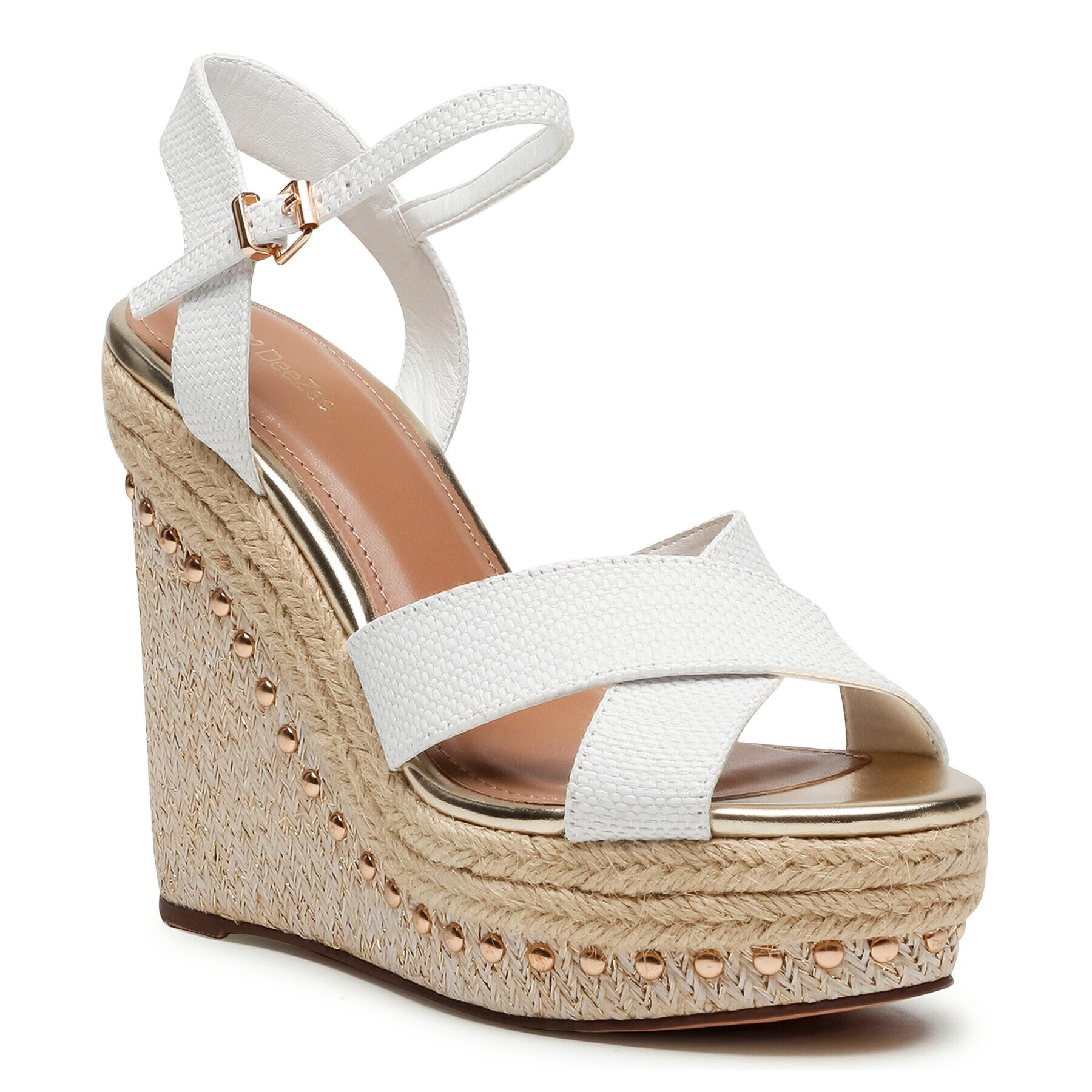 DeeZee Espadrile WYL2489-1 Alb - Pled.ro