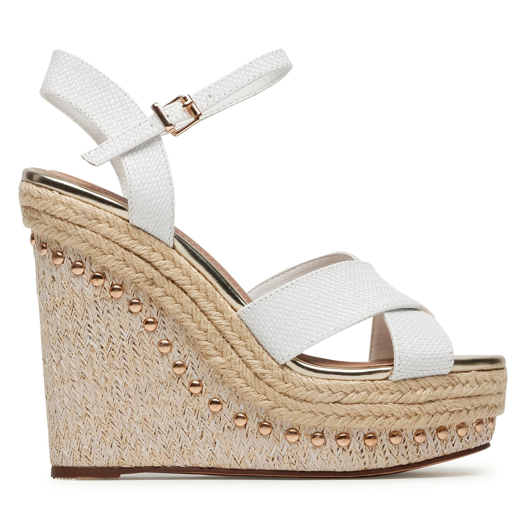 DeeZee Espadrile WYL2489-1 Alb - Pled.ro