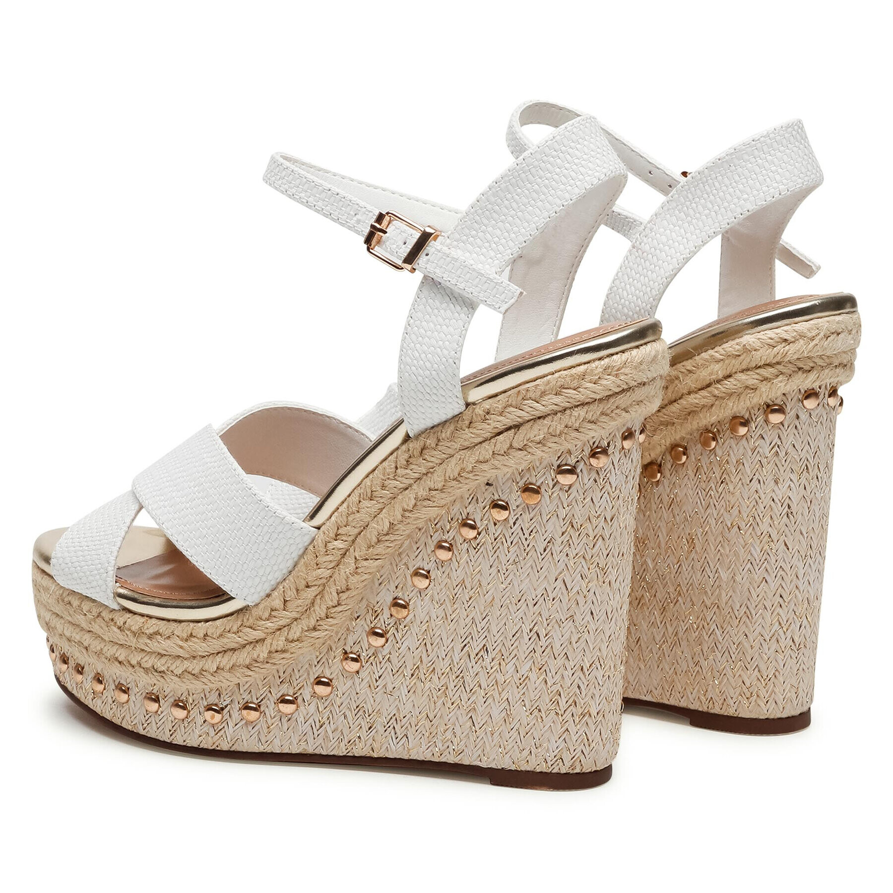 DeeZee Espadrile WYL2489-1 Alb - Pled.ro