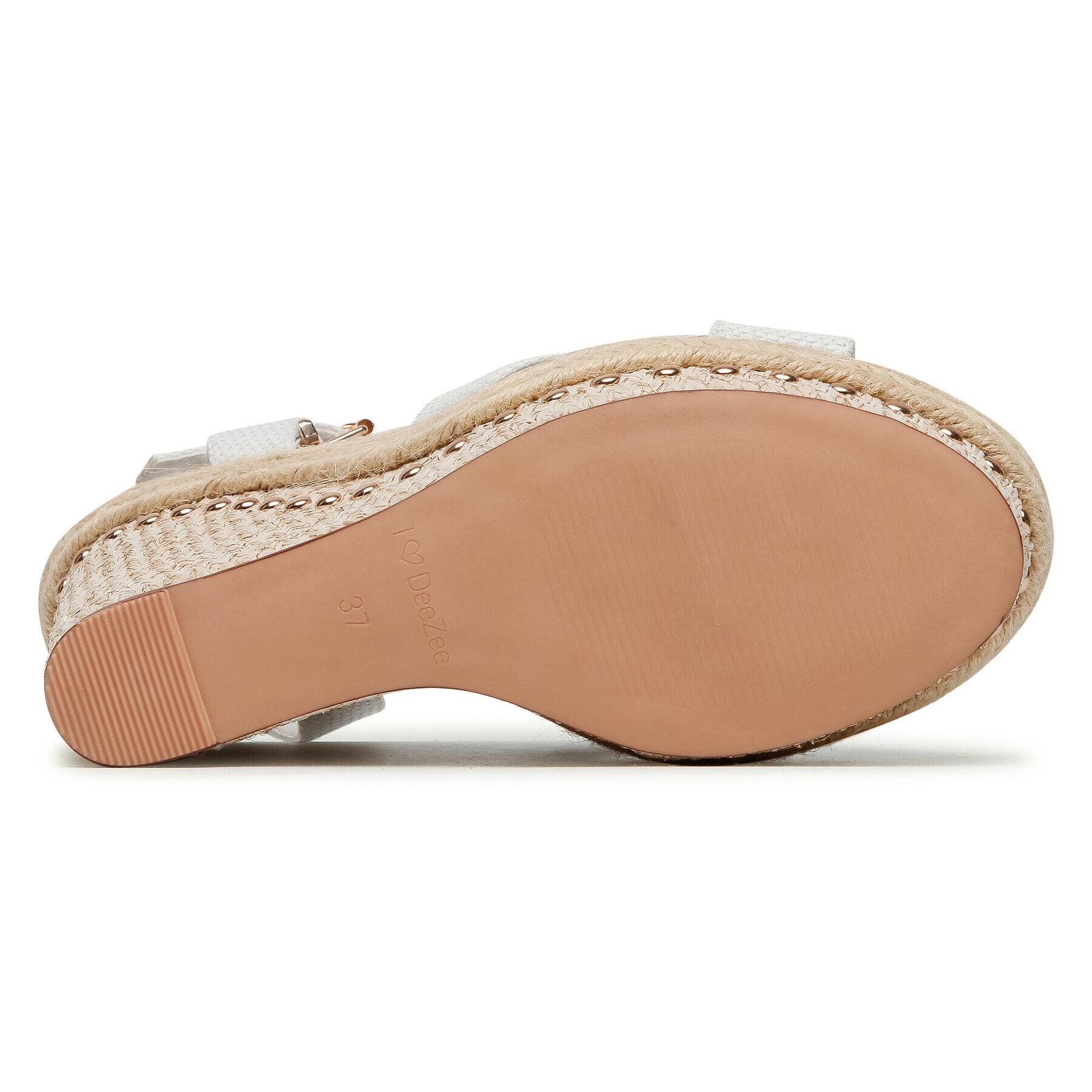 DeeZee Espadrile WYL2489-1 Alb - Pled.ro