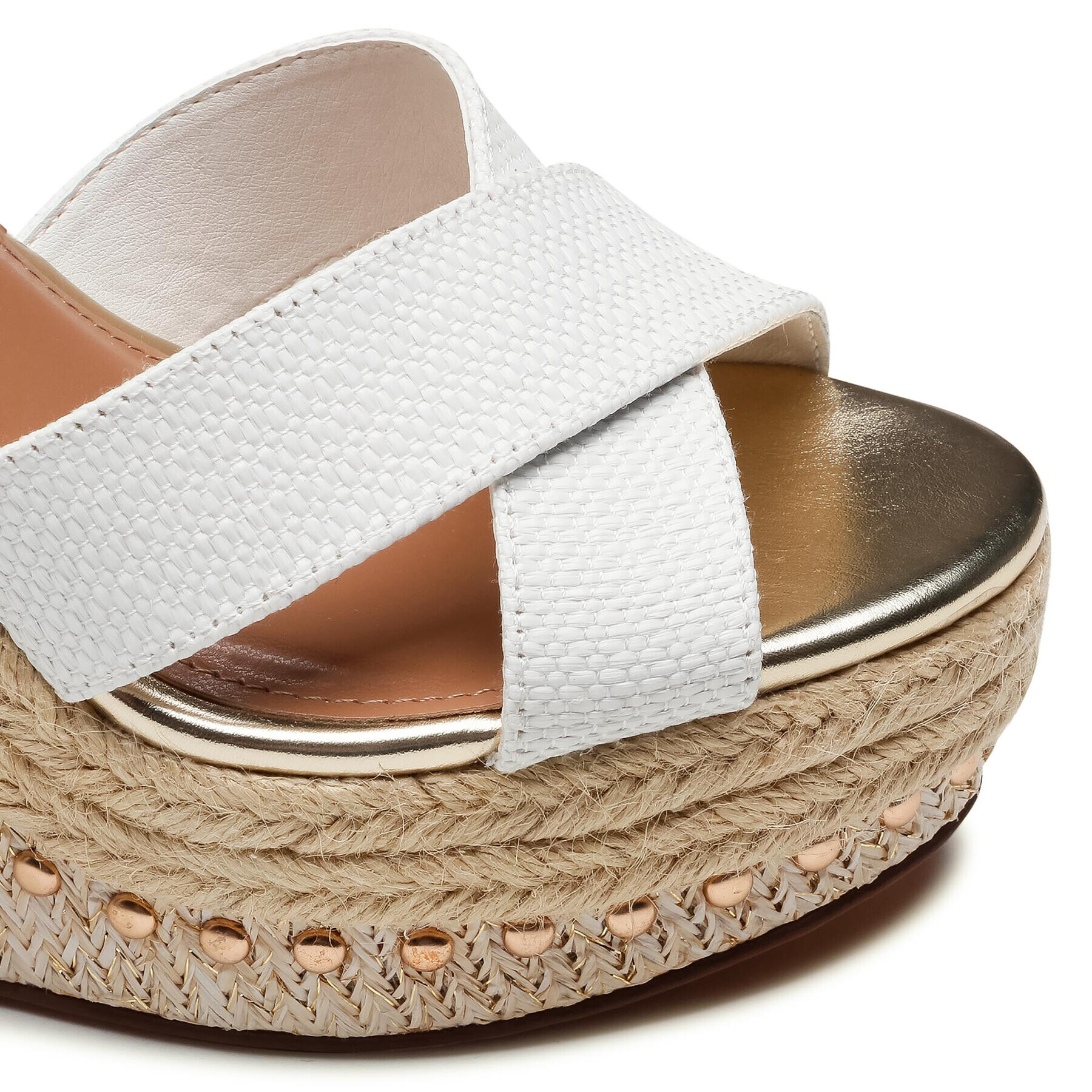 DeeZee Espadrile WYL2489-1 Alb - Pled.ro