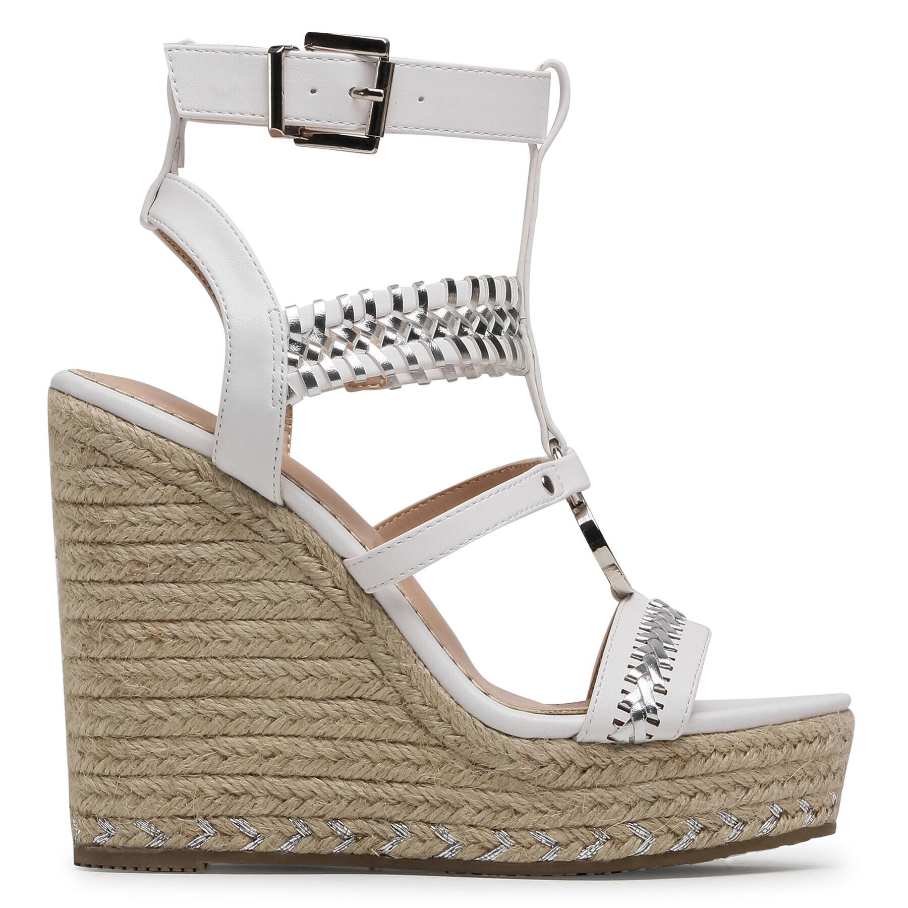 DeeZee Espadrile WYL2541-1 Alb - Pled.ro