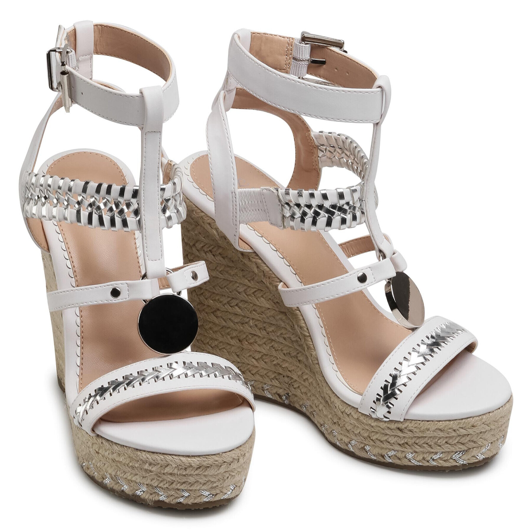 DeeZee Espadrile WYL2541-1 Alb - Pled.ro