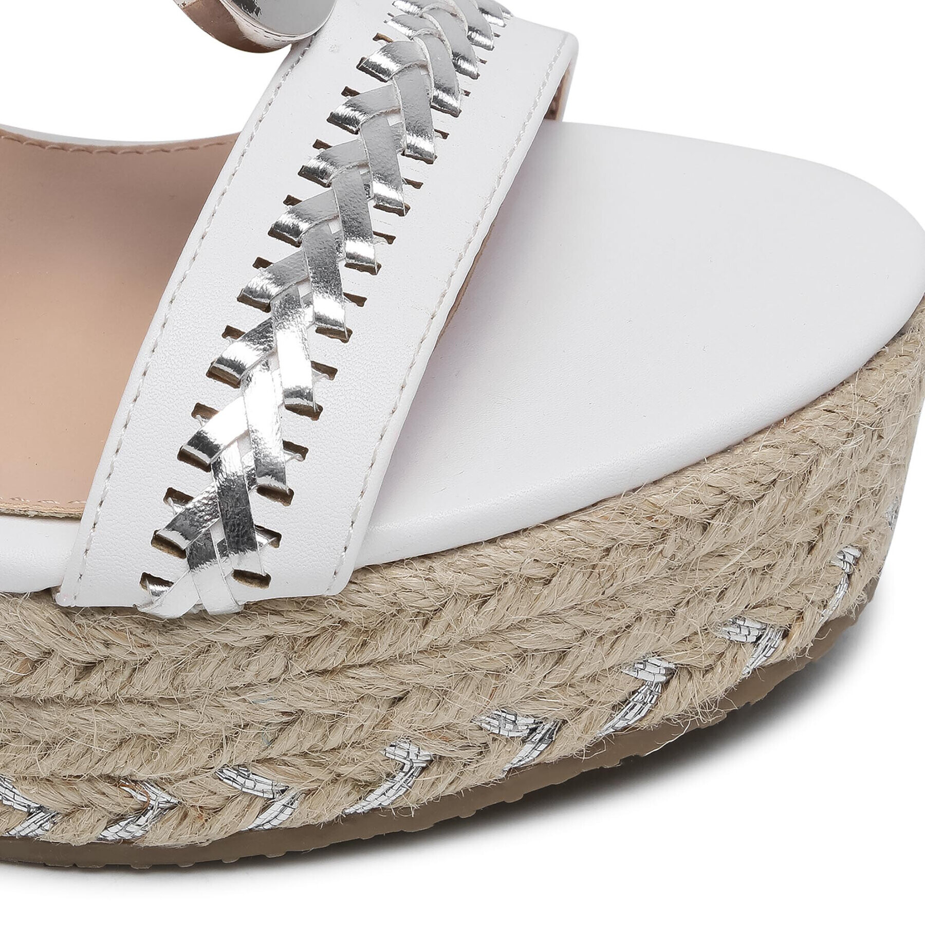 DeeZee Espadrile WYL2541-1 Alb - Pled.ro