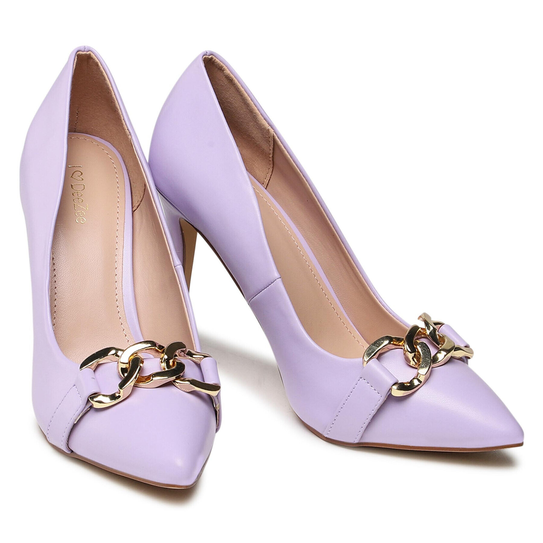 DeeZee Pantofi cu toc subțire TS4714-23 Violet - Pled.ro