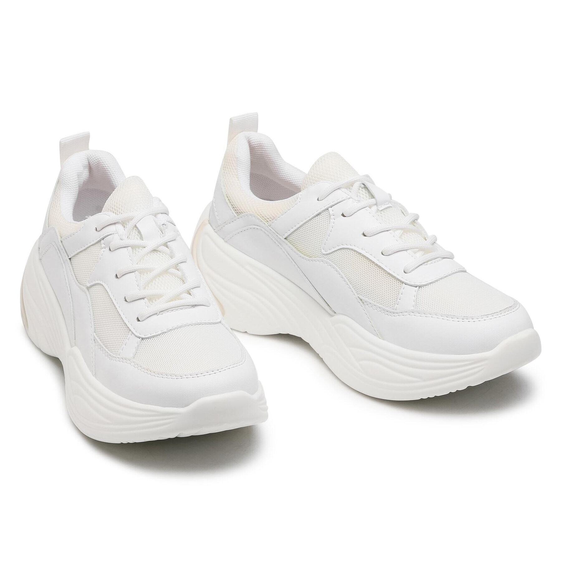 DeeZee Sneakers WS0705-01 Alb - Pled.ro