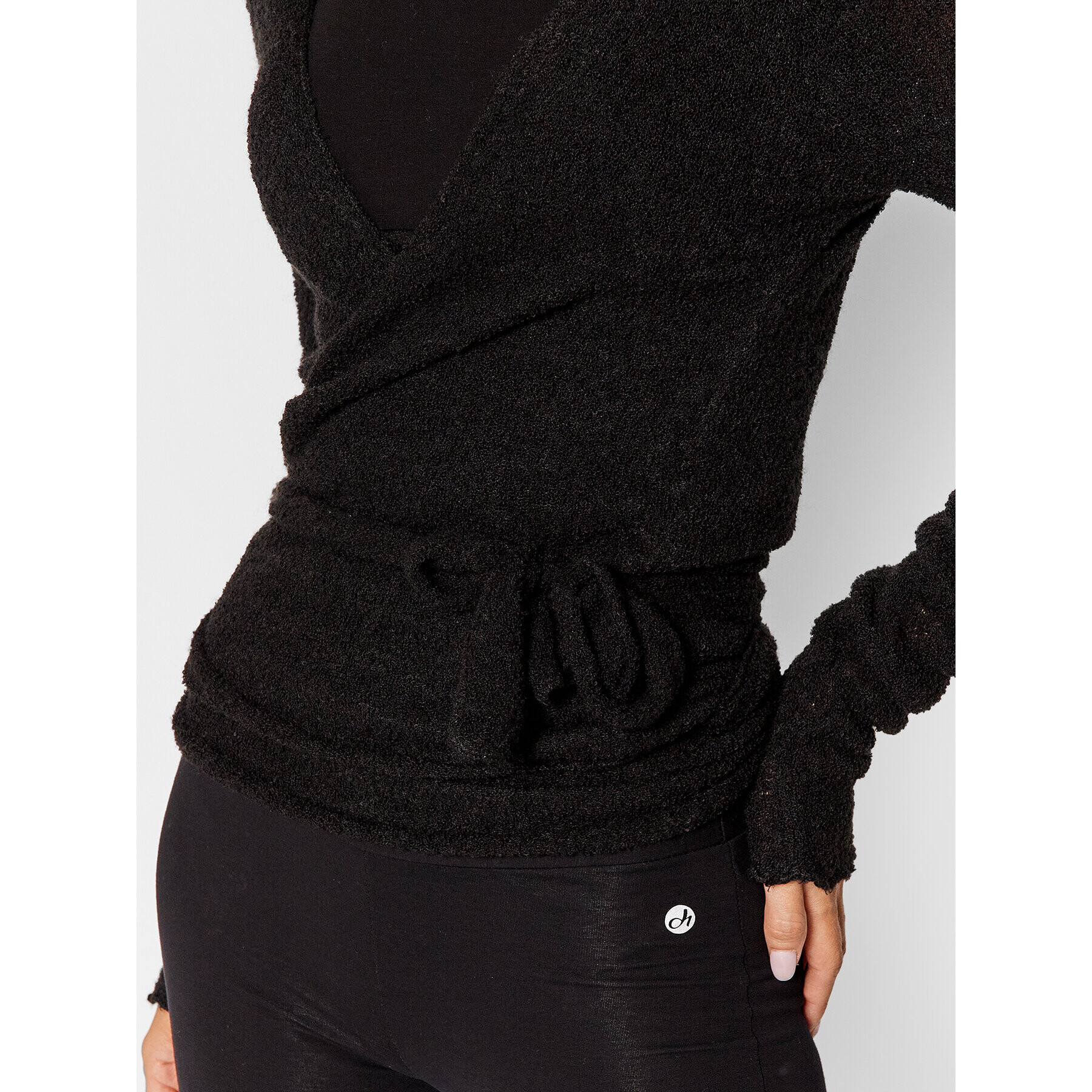 Deha Cardigan B32501 Negru Regular Fit - Pled.ro