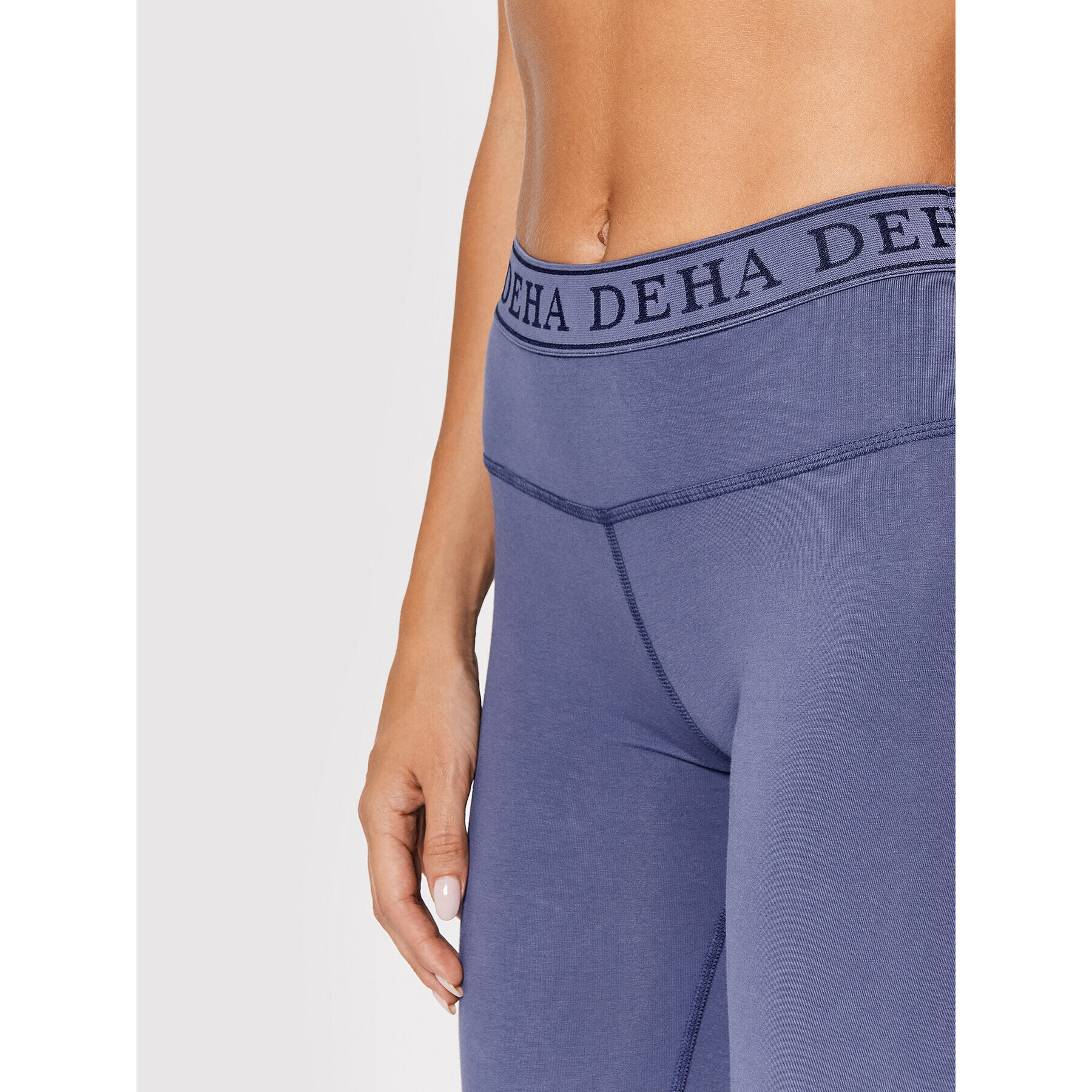 Deha Colanți Logo Waistband B94707 Violet Slim Fit - Pled.ro