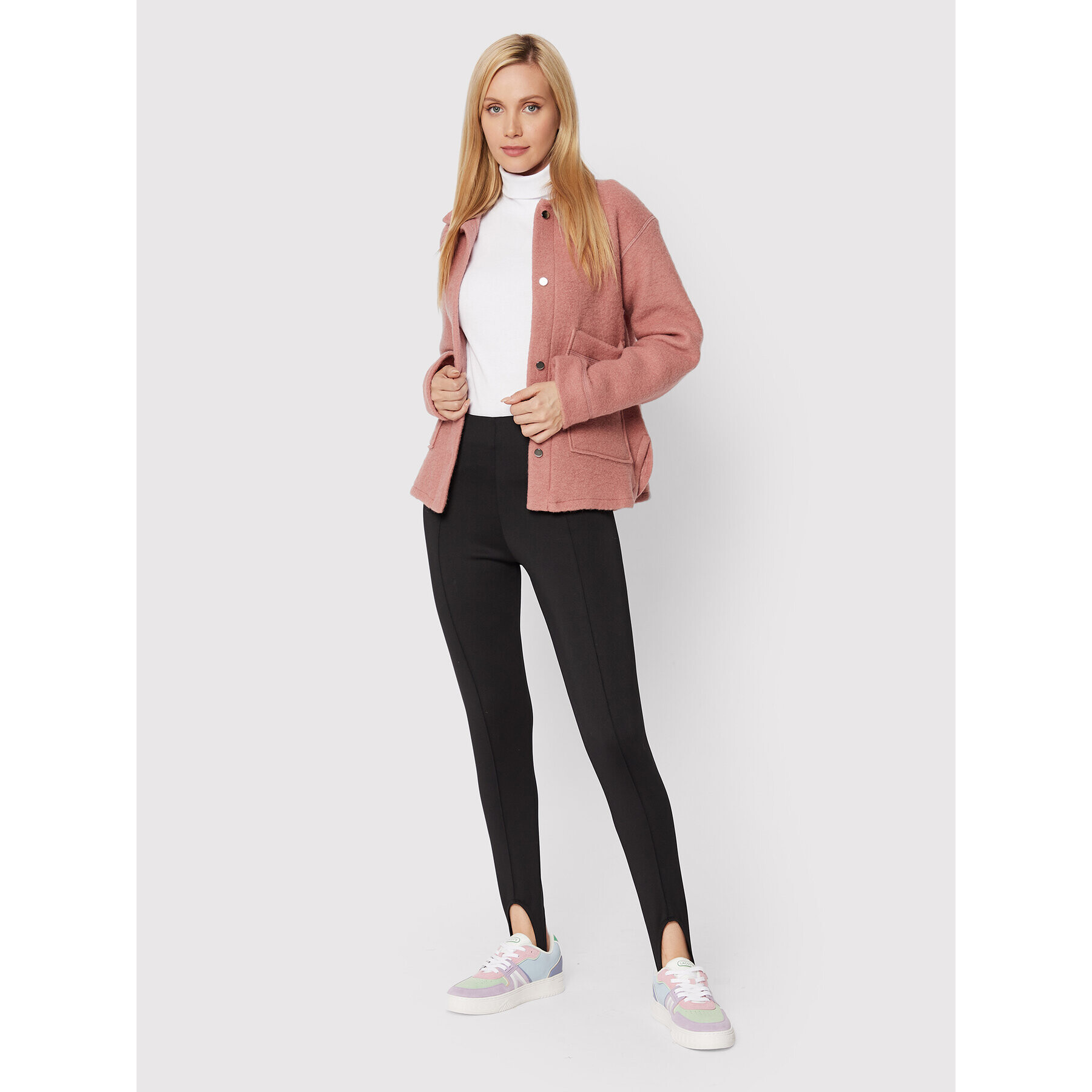 Deha Geacă D73131 Roz Relaxed Fit - Pled.ro