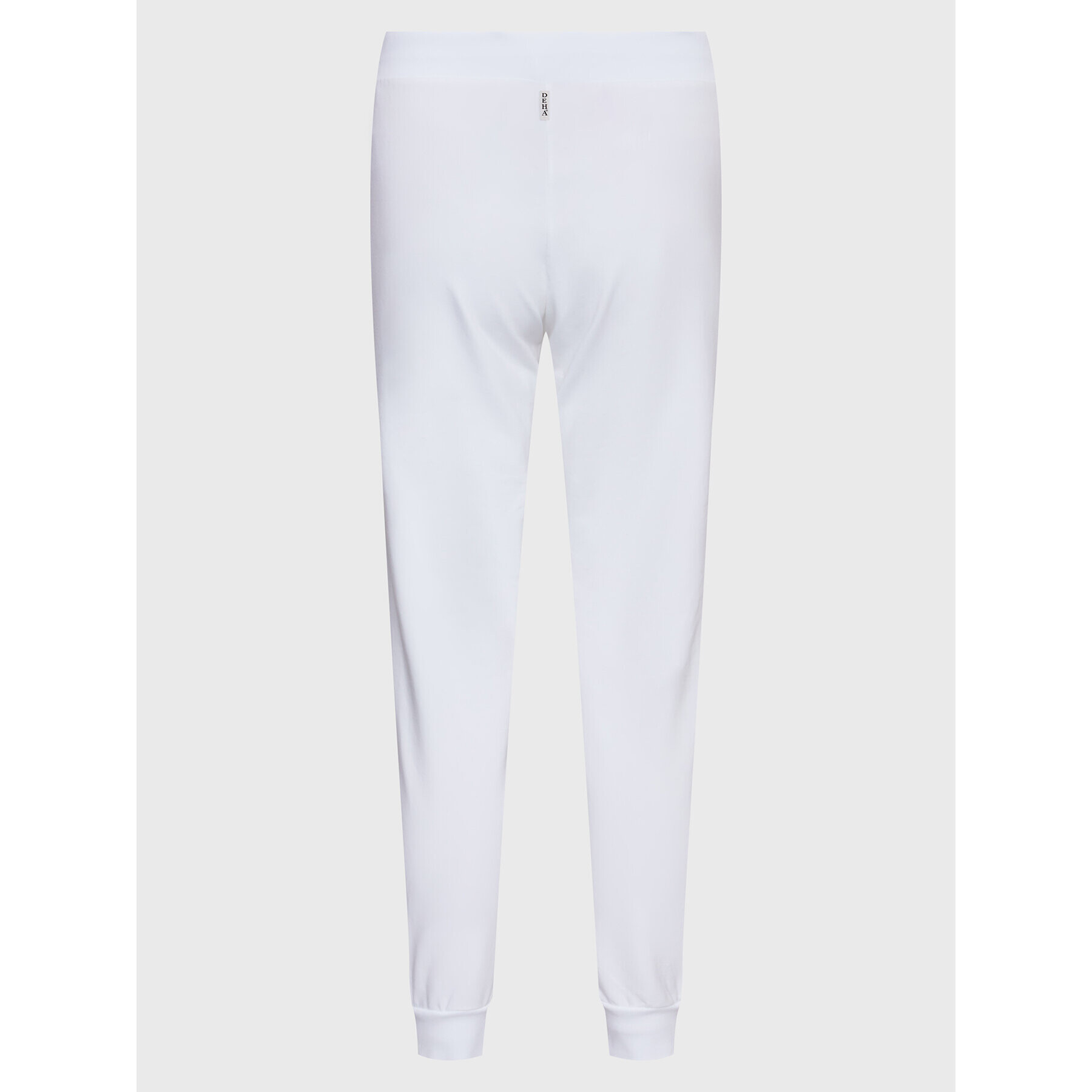 Deha Pantaloni trening A00538 Alb Regular Fit - Pled.ro