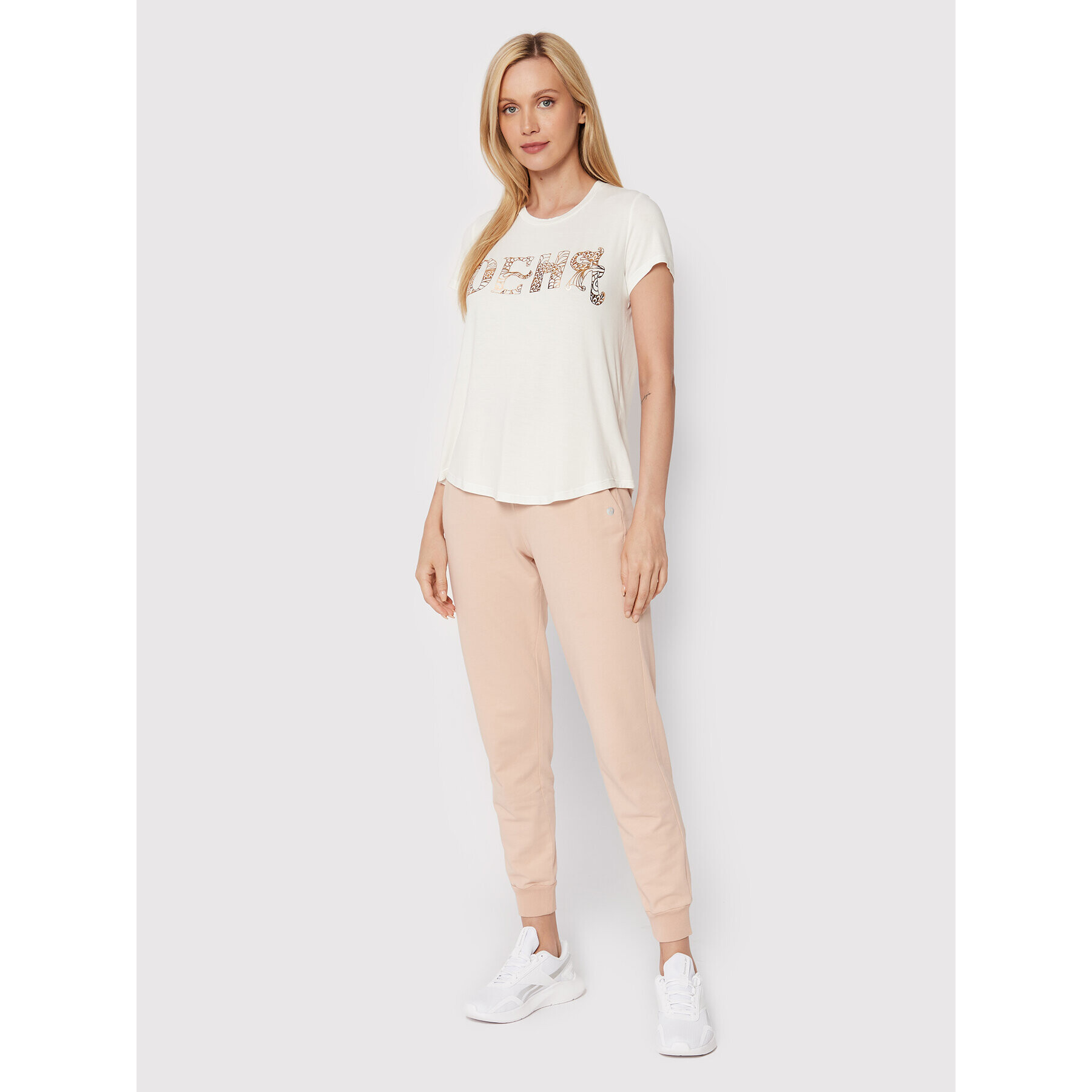 Deha Pantaloni trening A00538 Roz Regular Fit - Pled.ro