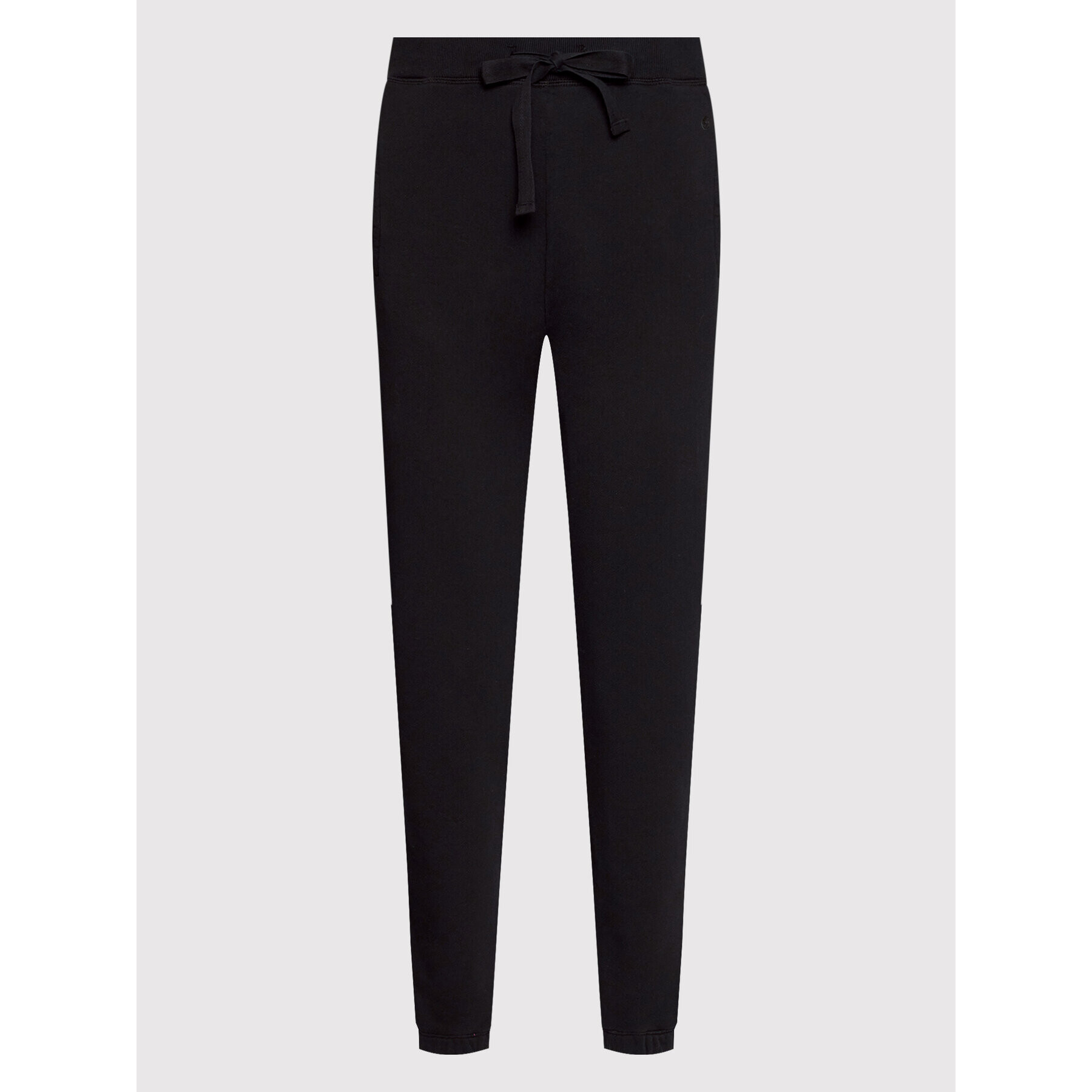 Deha Pantaloni trening D63007 Negru Relaxed Fit - Pled.ro