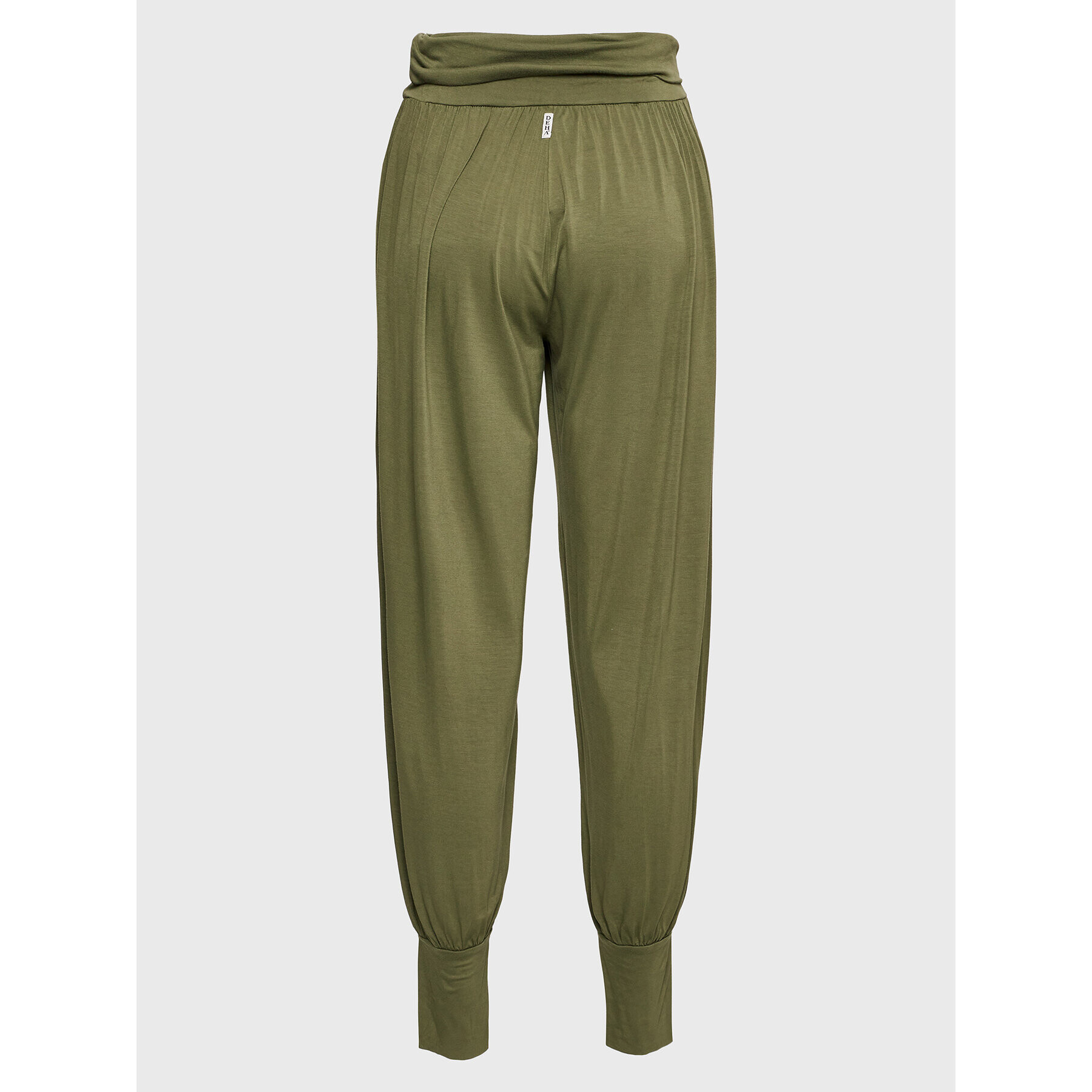 Deha Pantaloni trening Harem A00215 Verde Loose Fit - Pled.ro