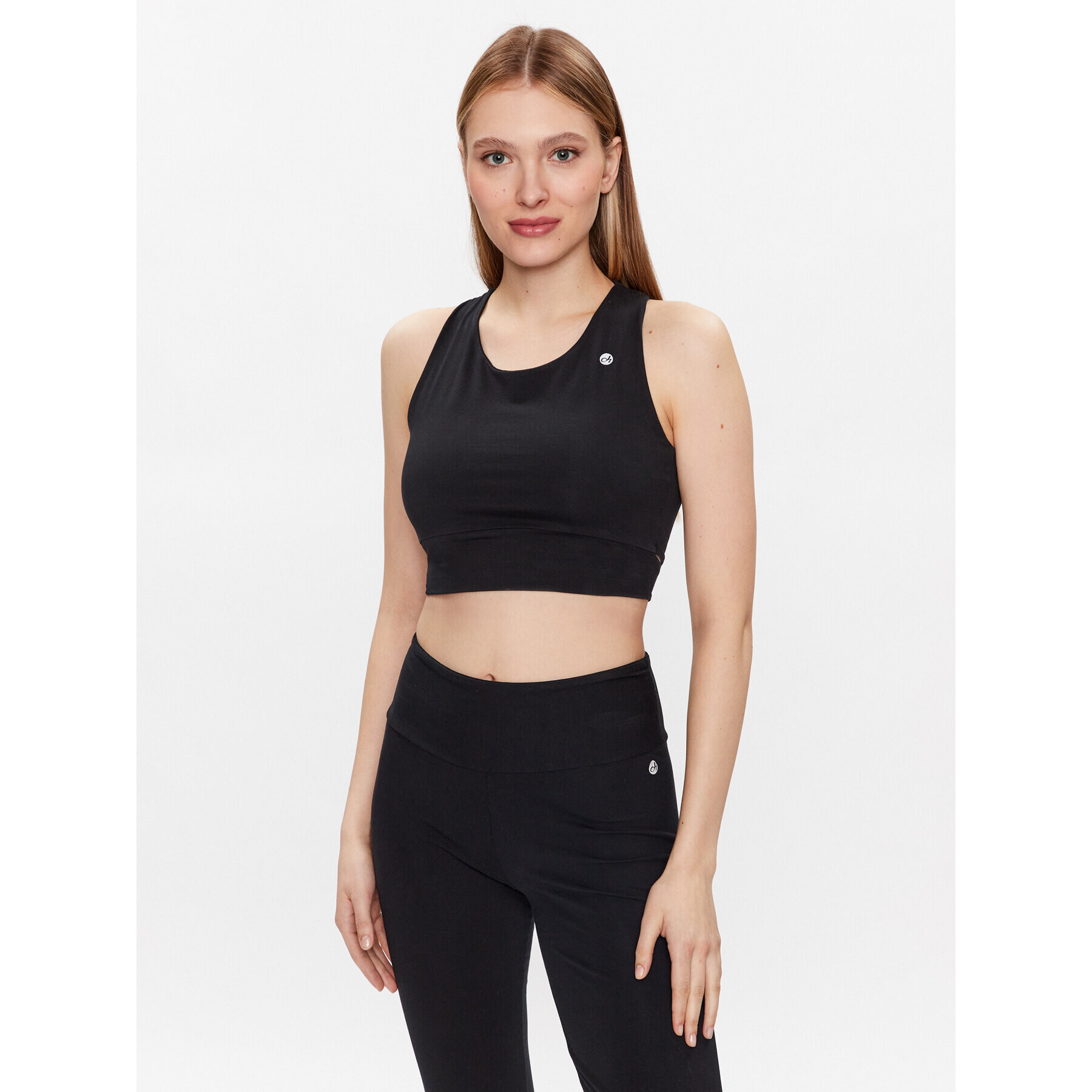 Deha Top B84451 Negru Slim Fit - Pled.ro