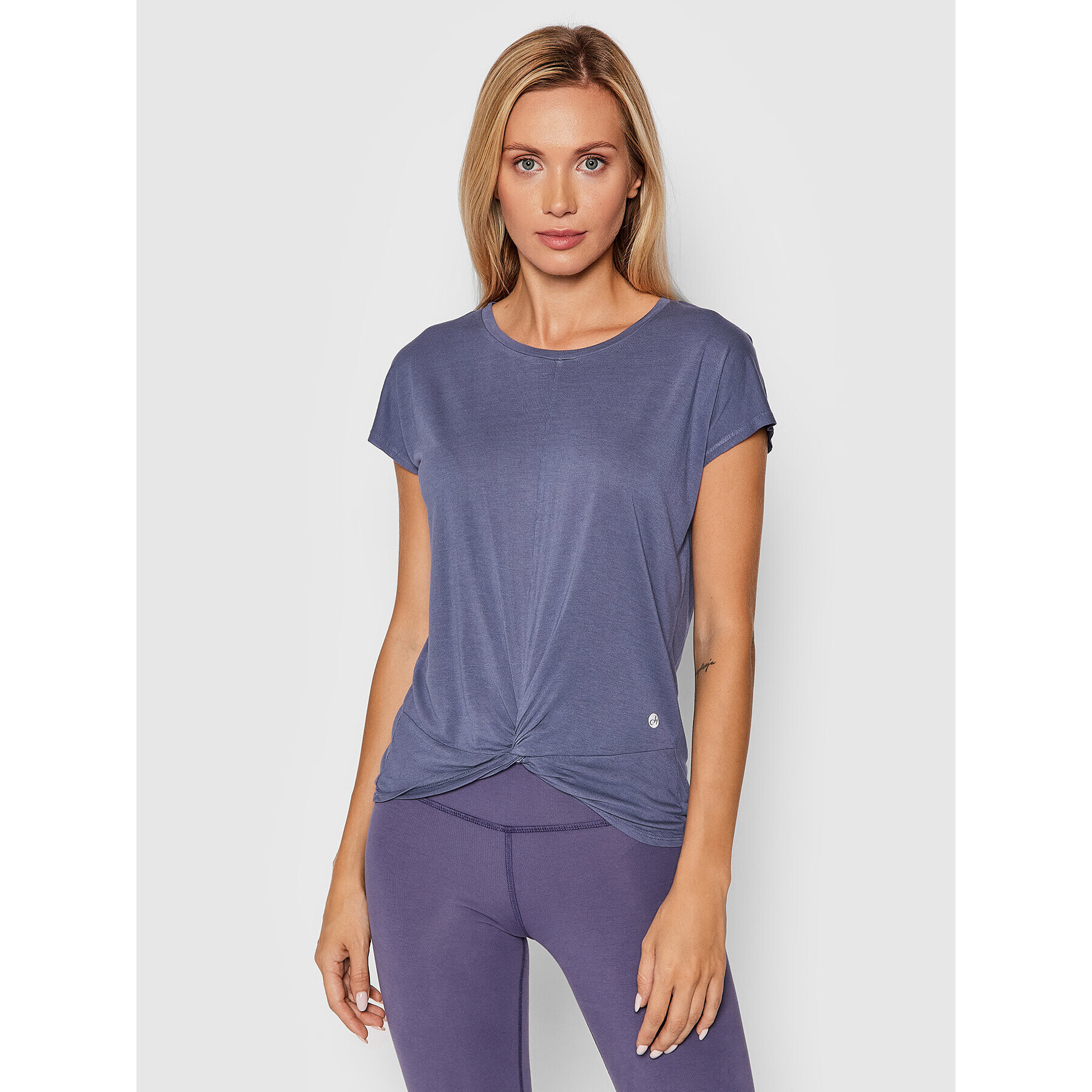 Deha Tricou B44230 Violet Regular Fit - Pled.ro