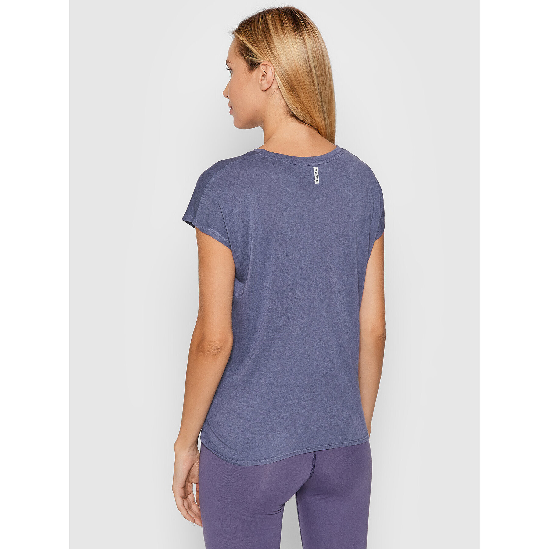 Deha Tricou B44230 Violet Regular Fit - Pled.ro