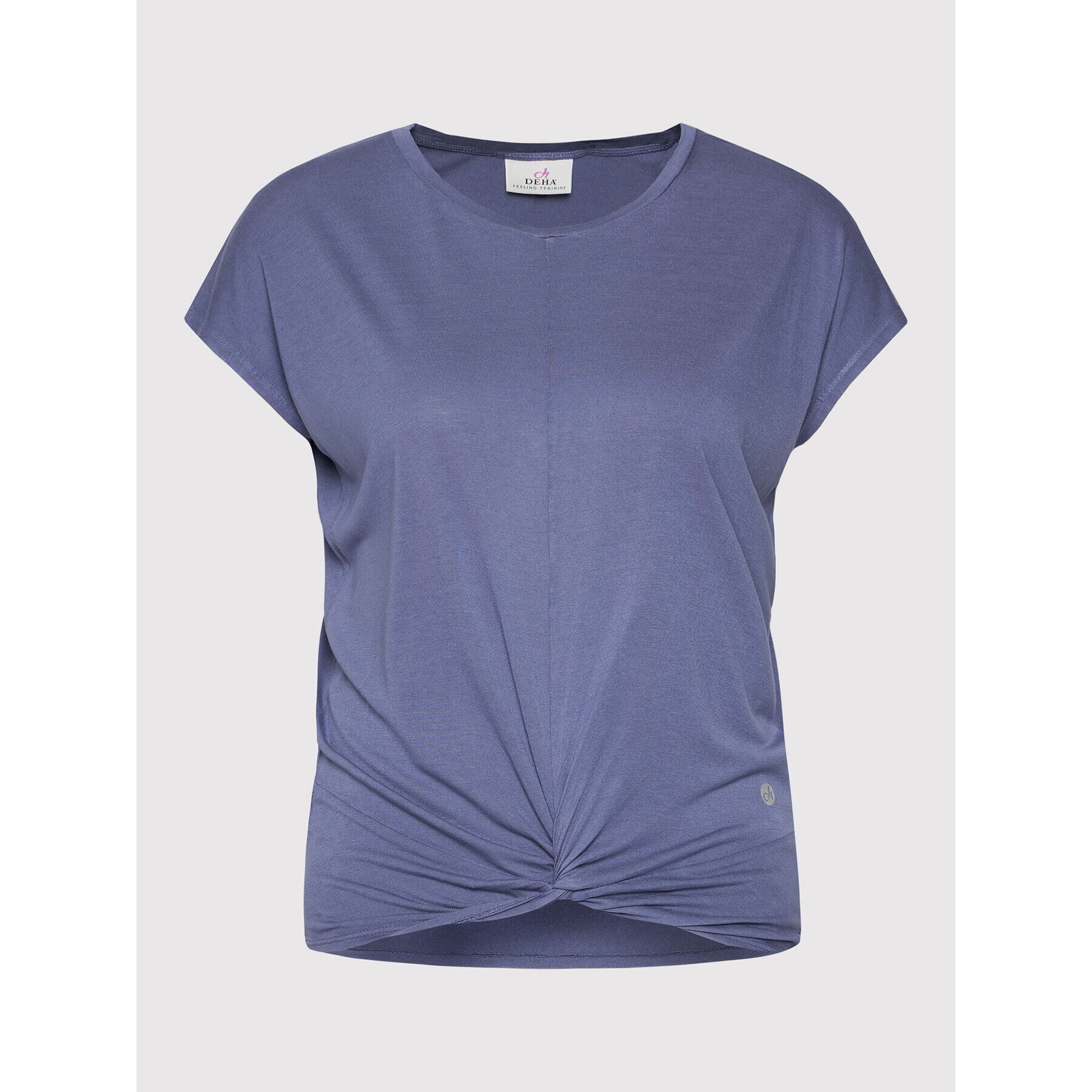 Deha Tricou B44230 Violet Regular Fit - Pled.ro